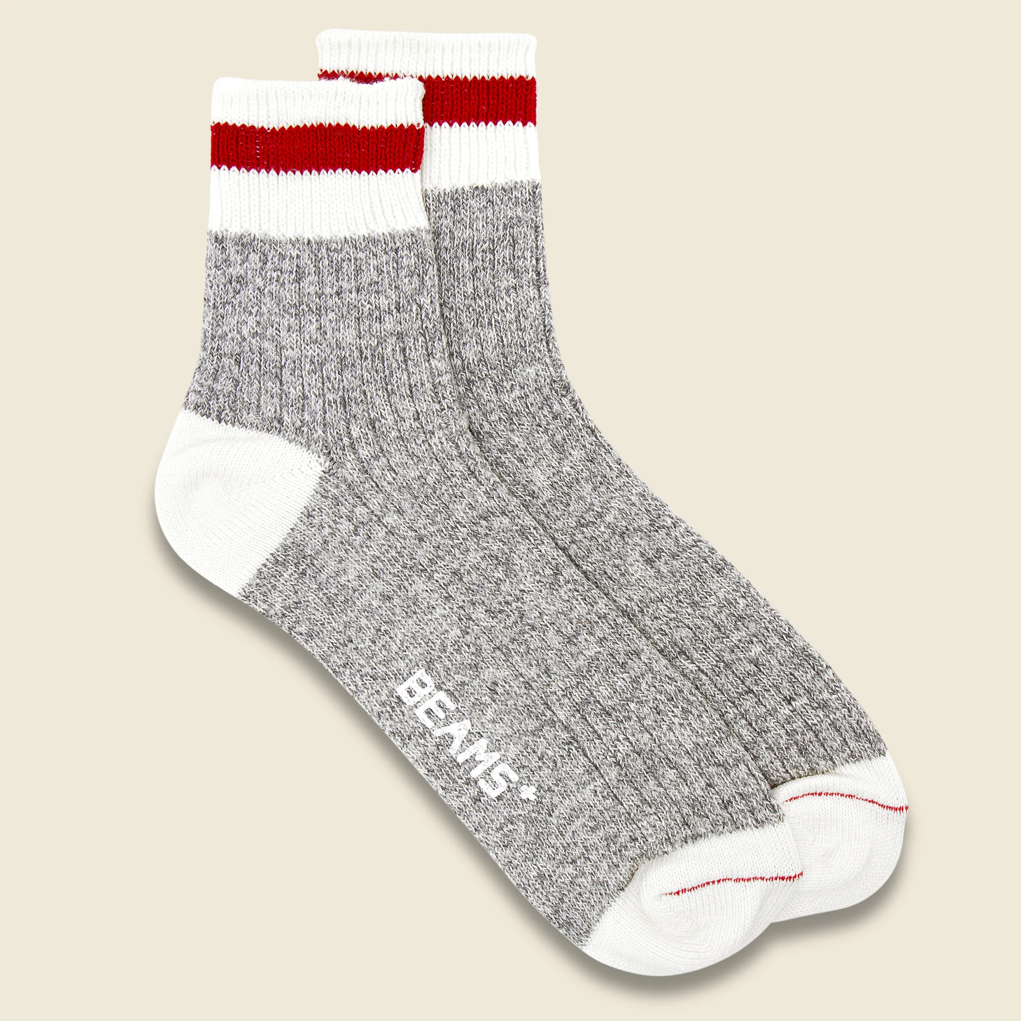Quarter Rag Sock - Grey