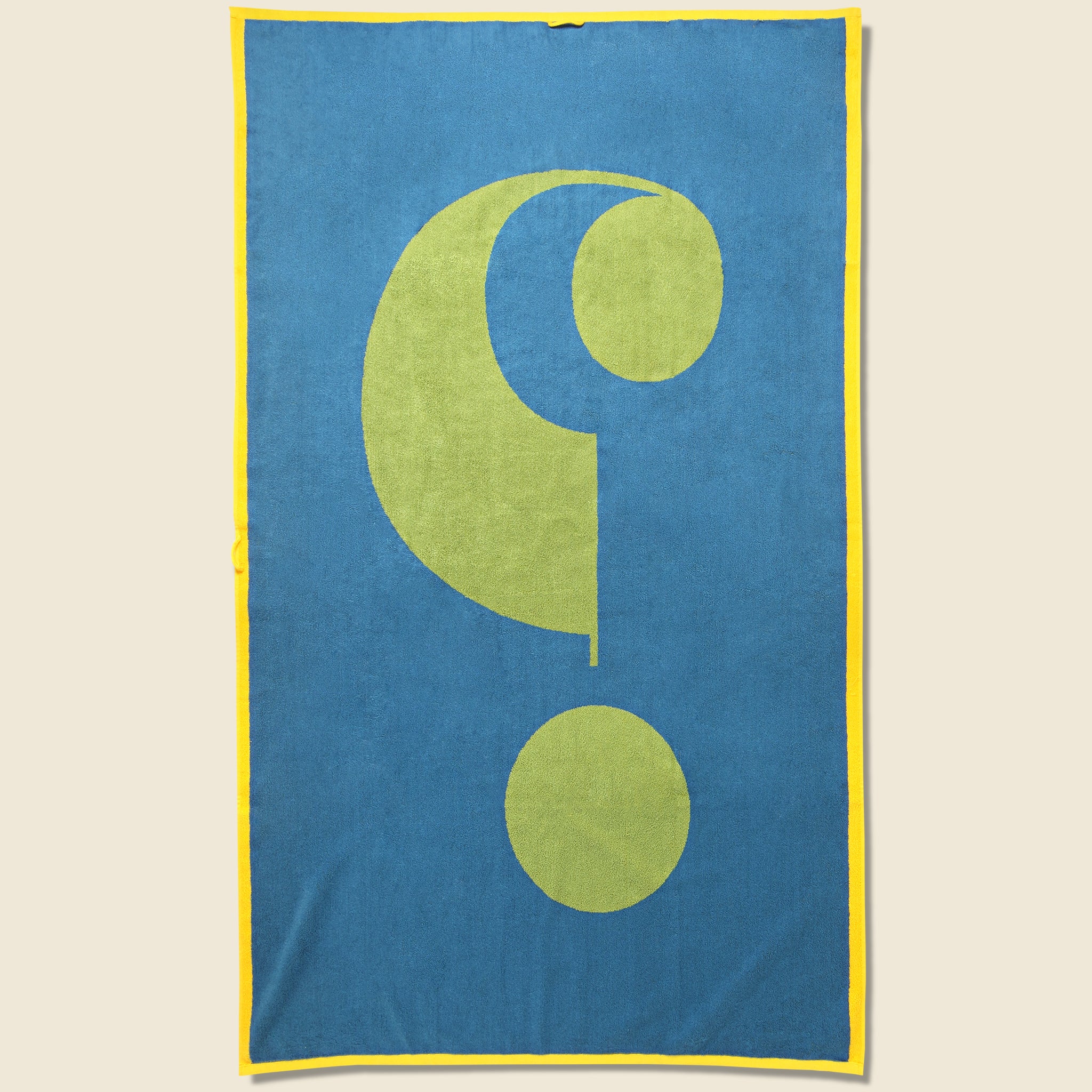 Question Towel - Green/Blue - Image 2
