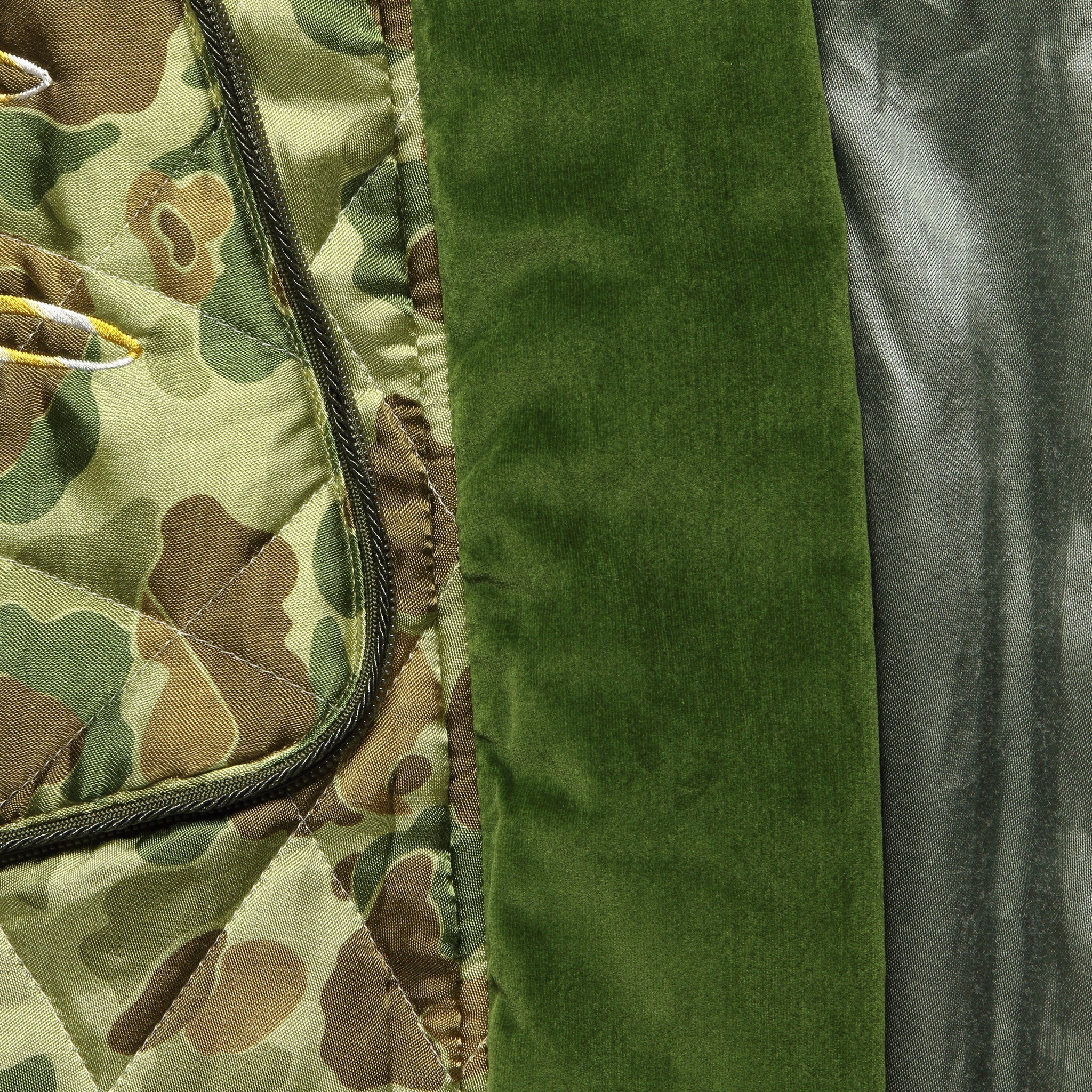 Quilted CAMO KESA SHAM Bomber Jacket - Beautiful Vietnam - Image 3