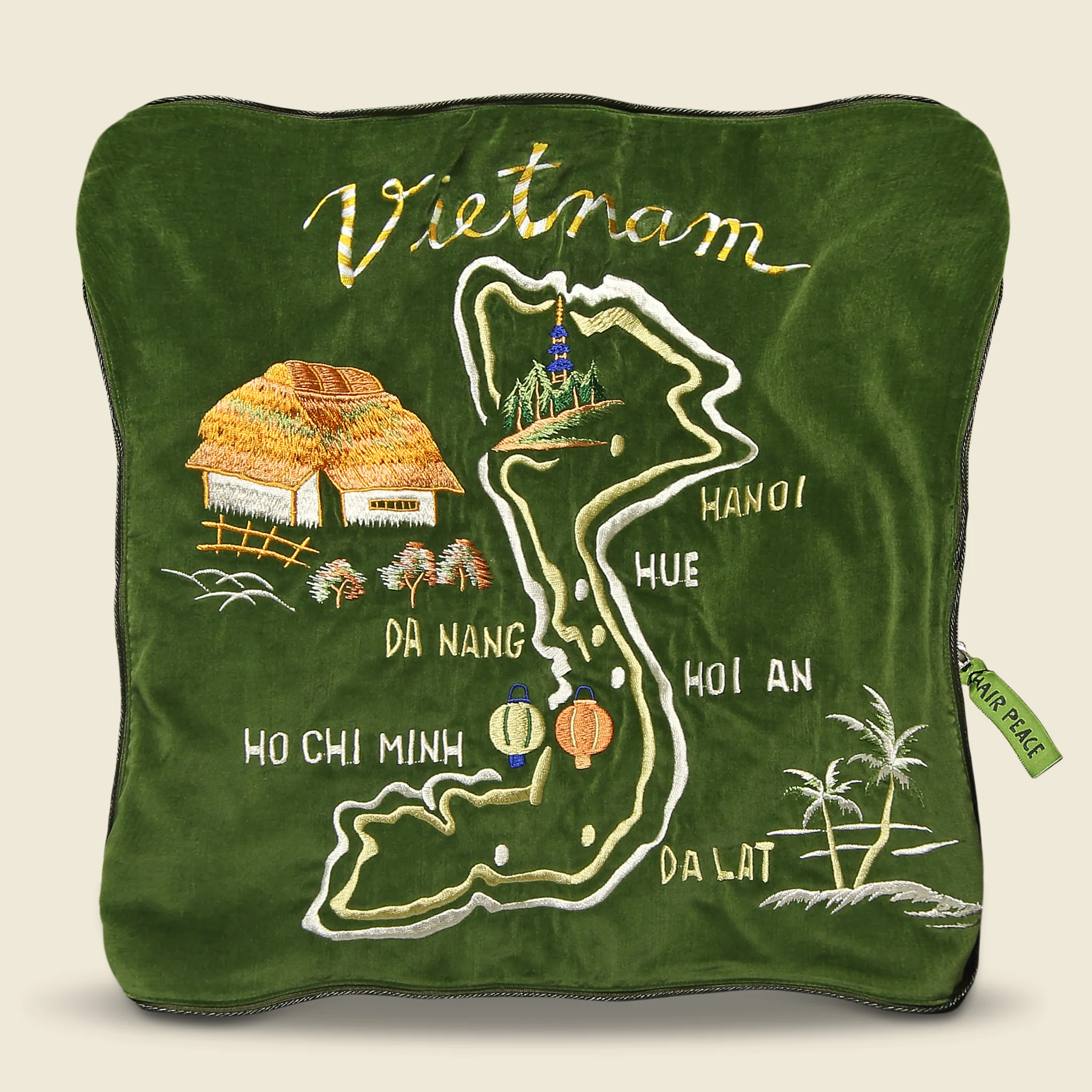 Quilted CAMO KESA SHAM Bomber Jacket - Beautiful Vietnam - Image 7