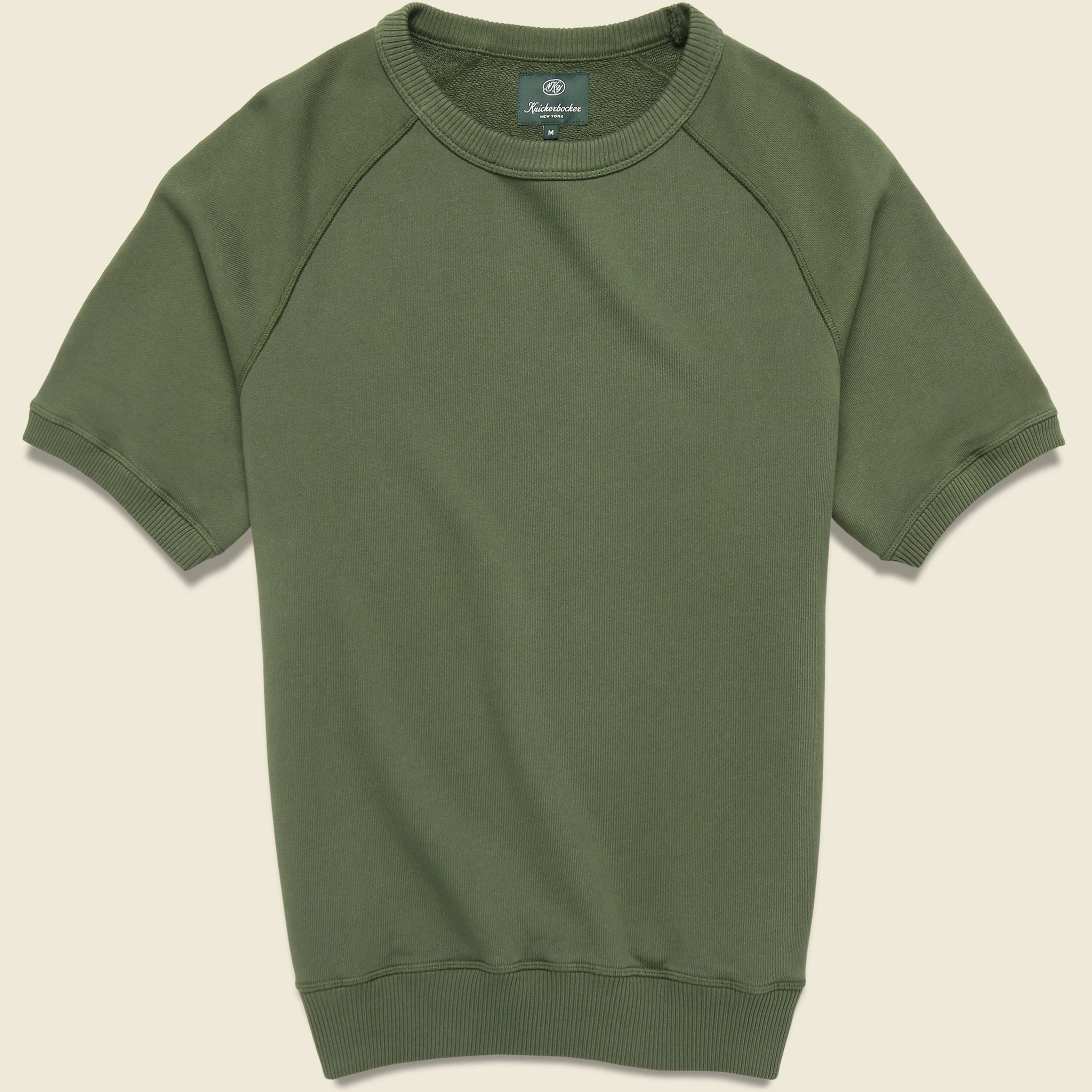 Raglan Runner Crew Sweatshirt - Moss