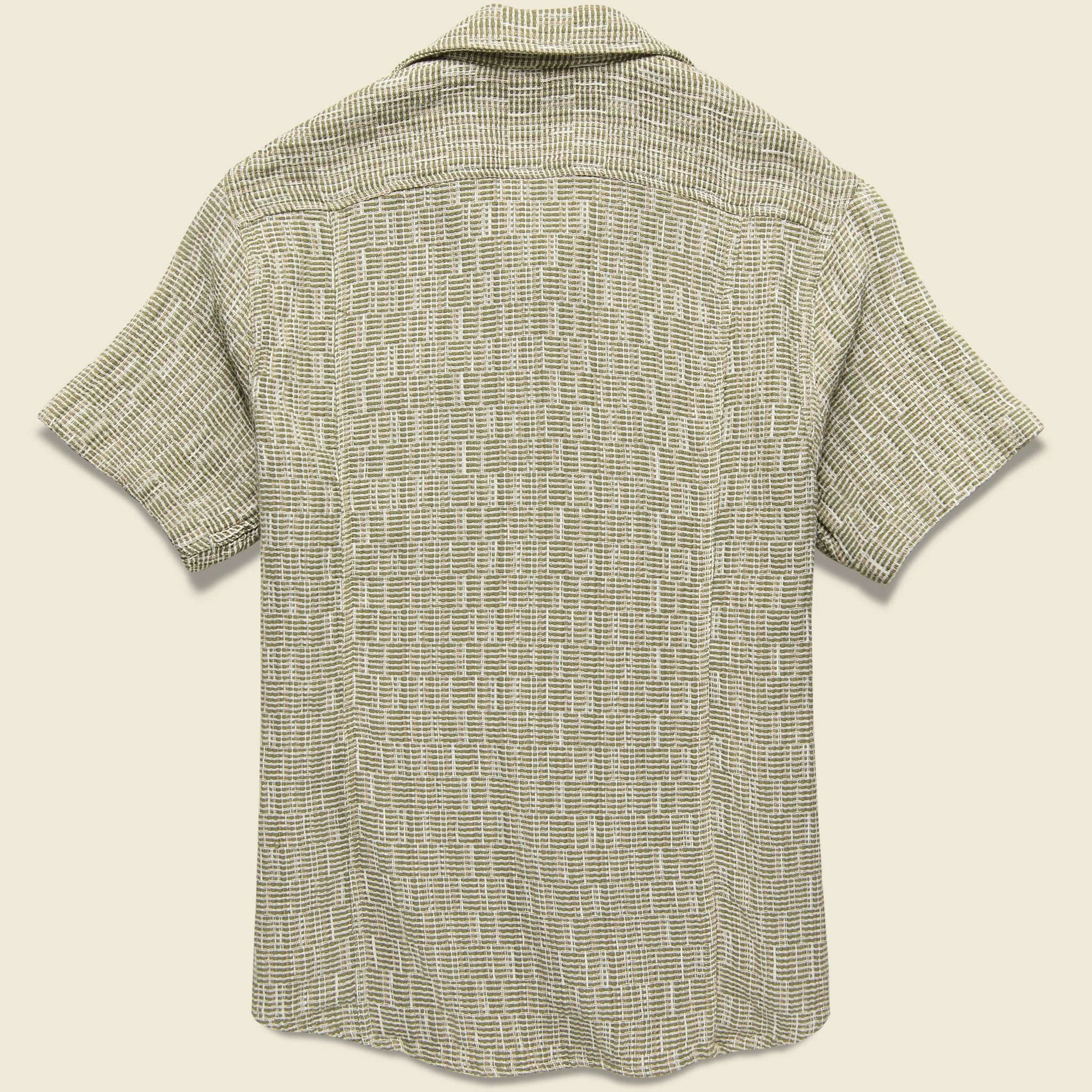 Rainbow Weave Camp Shirt - Army - Image 2