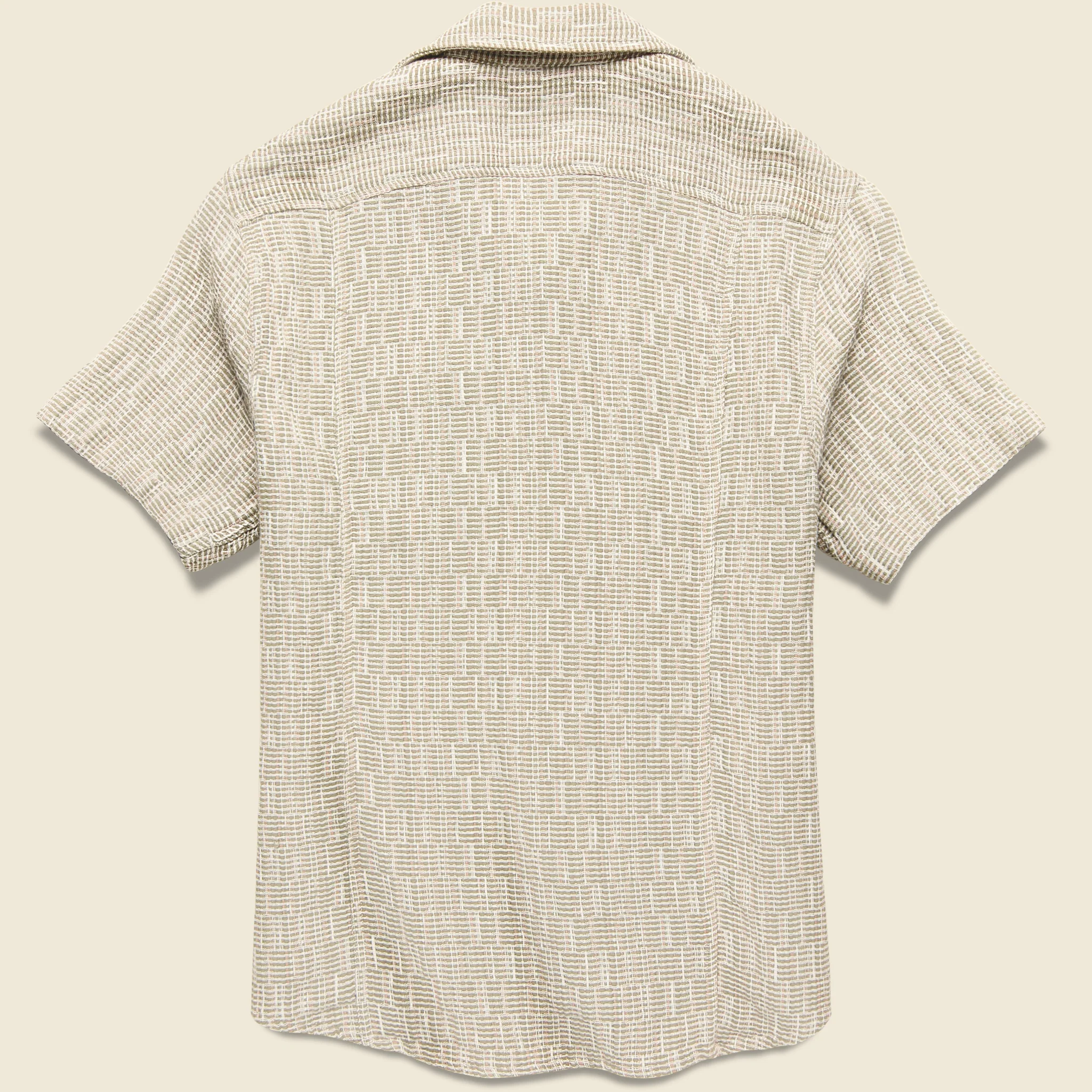 Rainbow Weave Camp Shirt - Natural - Image 2