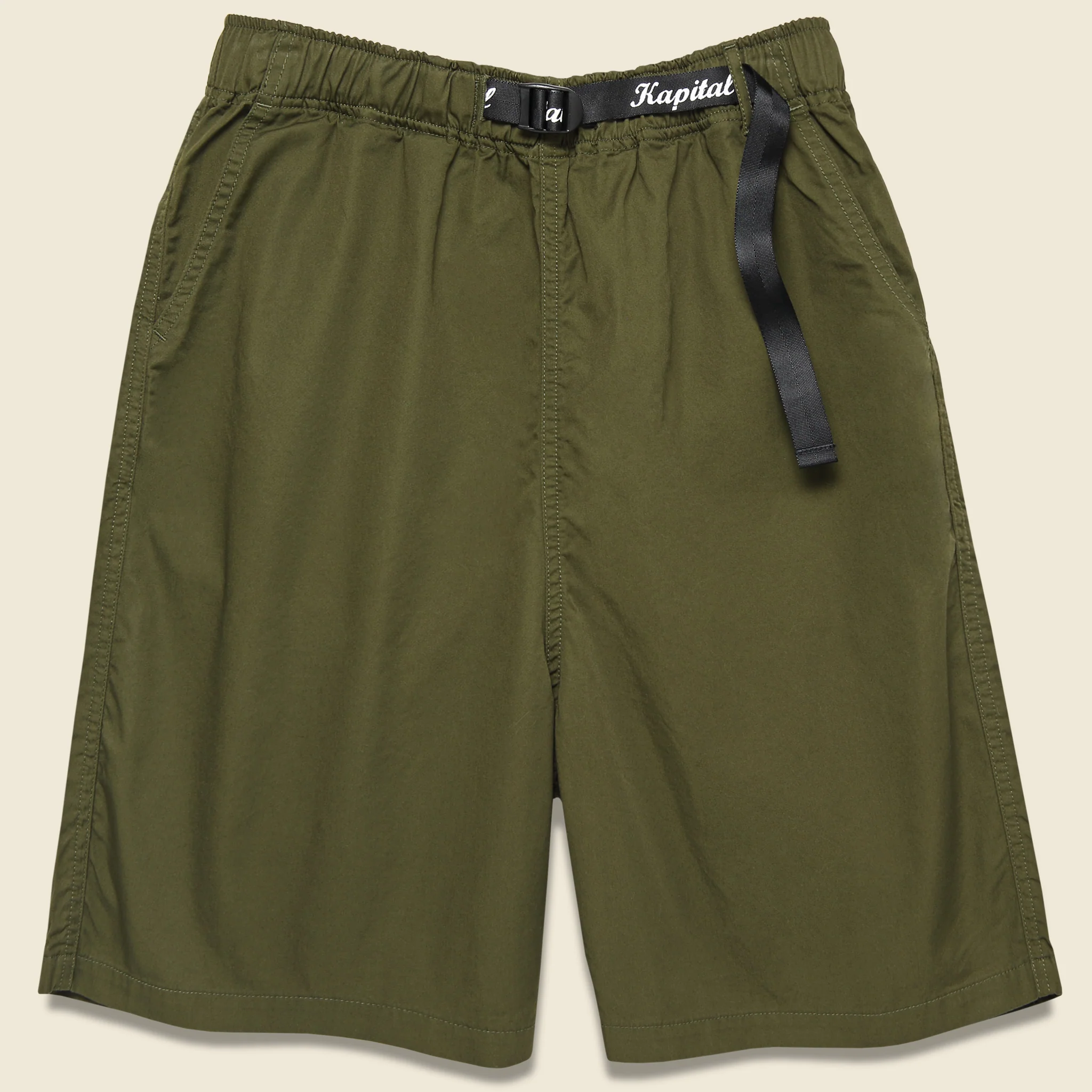 Rainbowy Easy Shorts - Khaki/Yellow