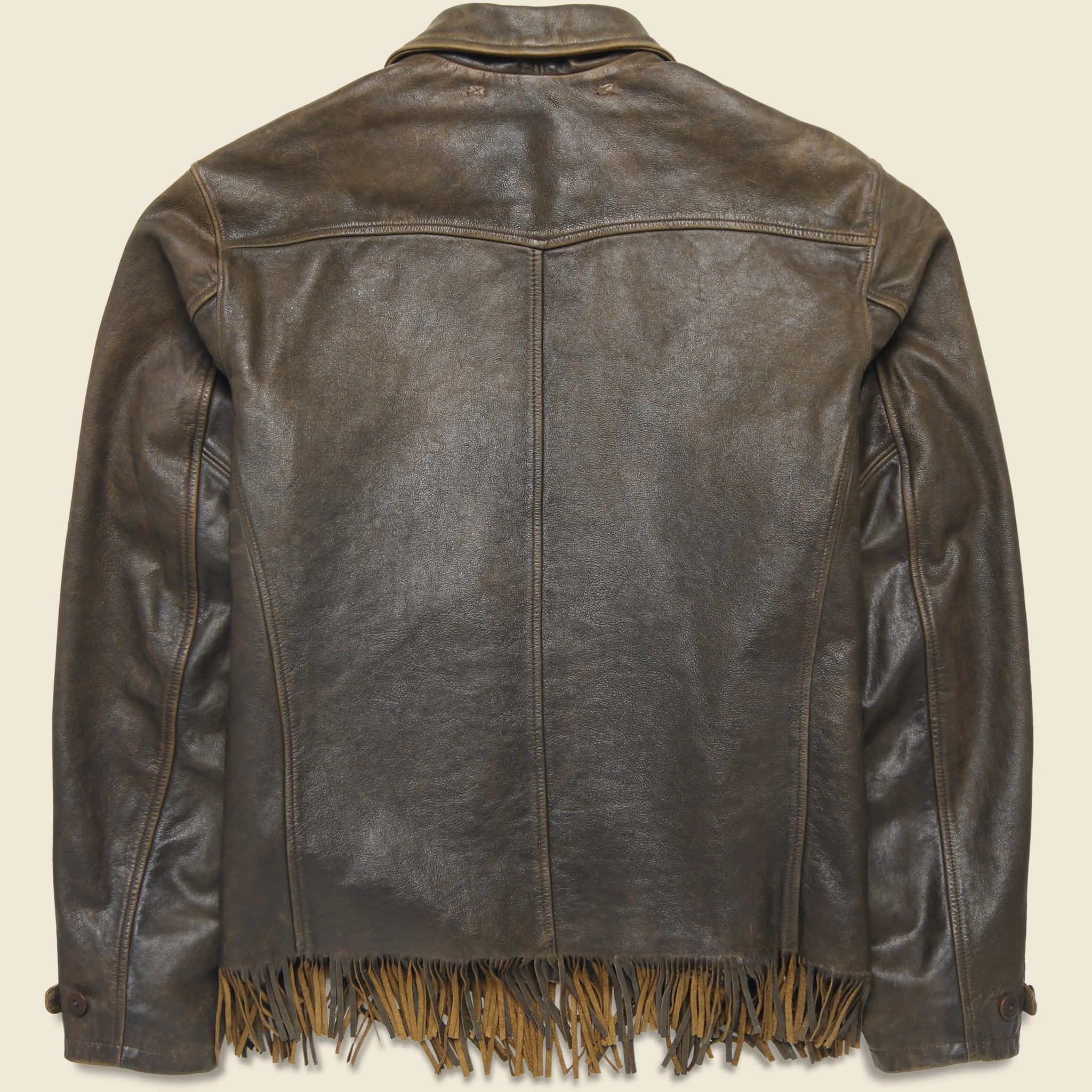 Randall Fringe Jacket - Chocolate - Image 3