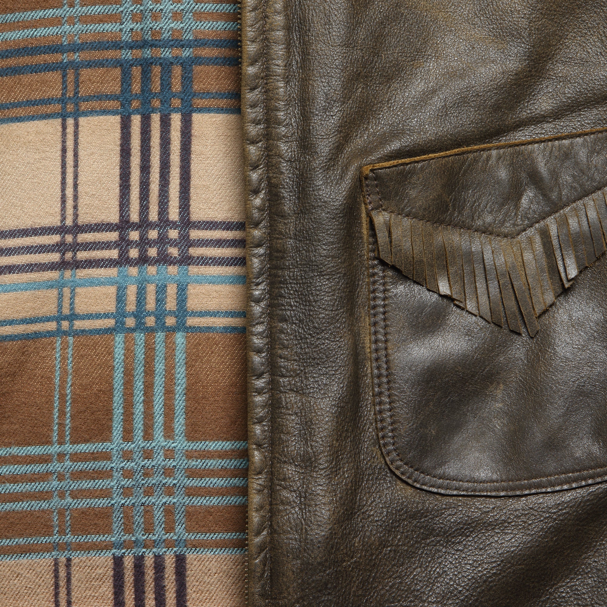 Randall Fringe Jacket - Chocolate - Image 4