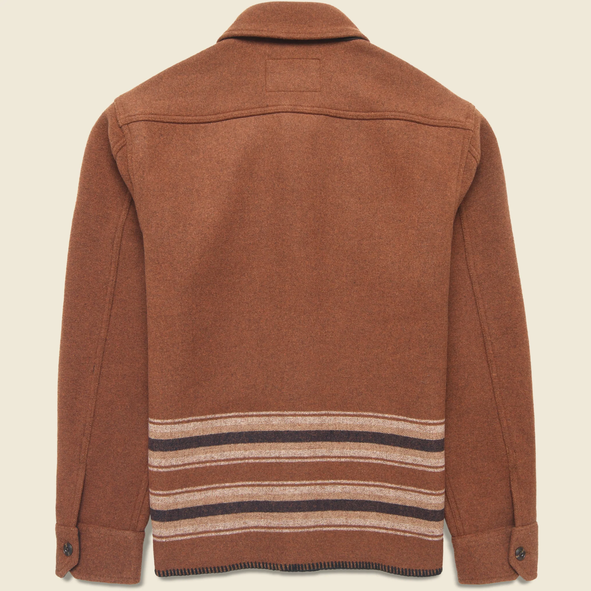 Ranger Blanket Stripe Shirt Jacket - Tarnished Copper - Image 2