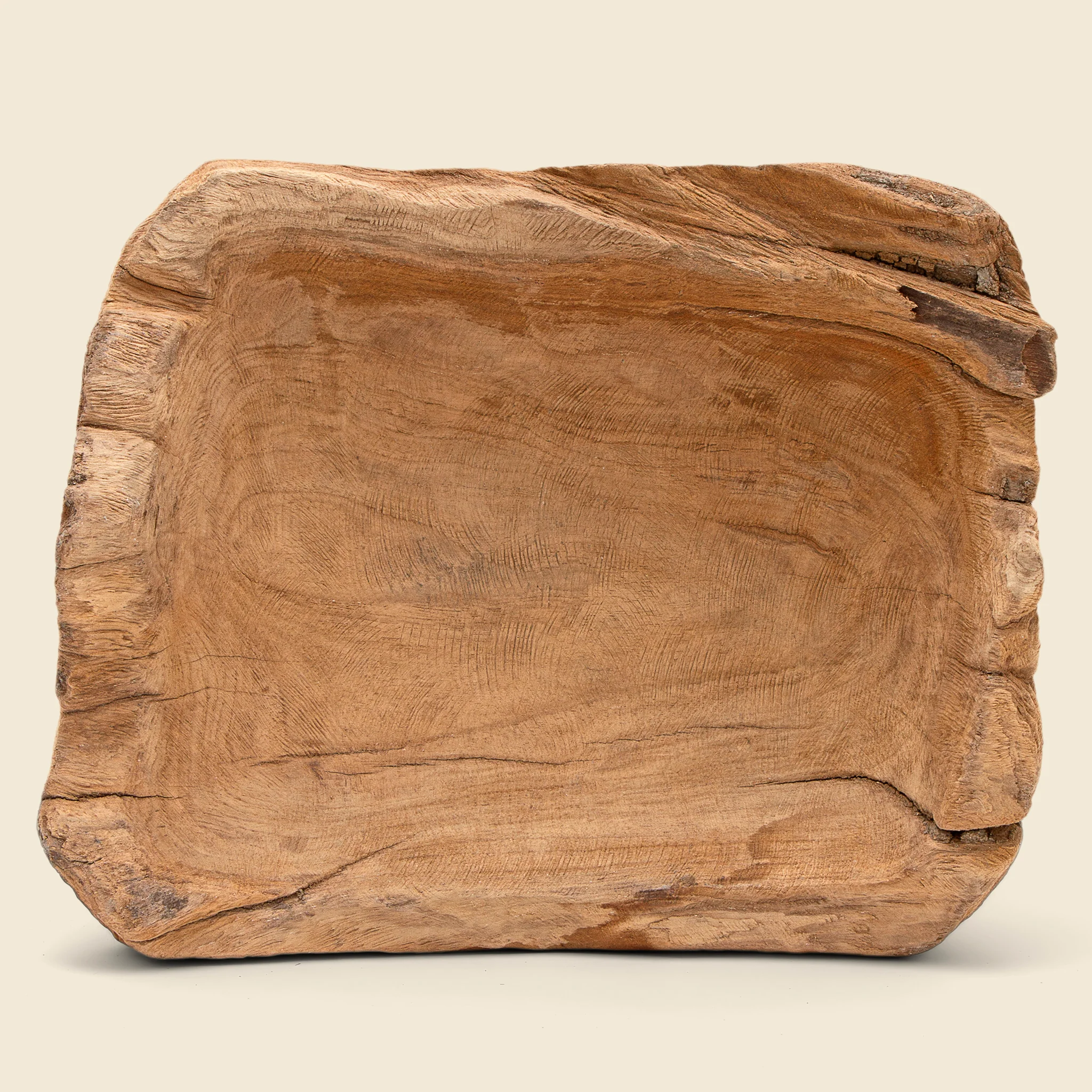 Raw Edged Teak Bowl II - Image 2