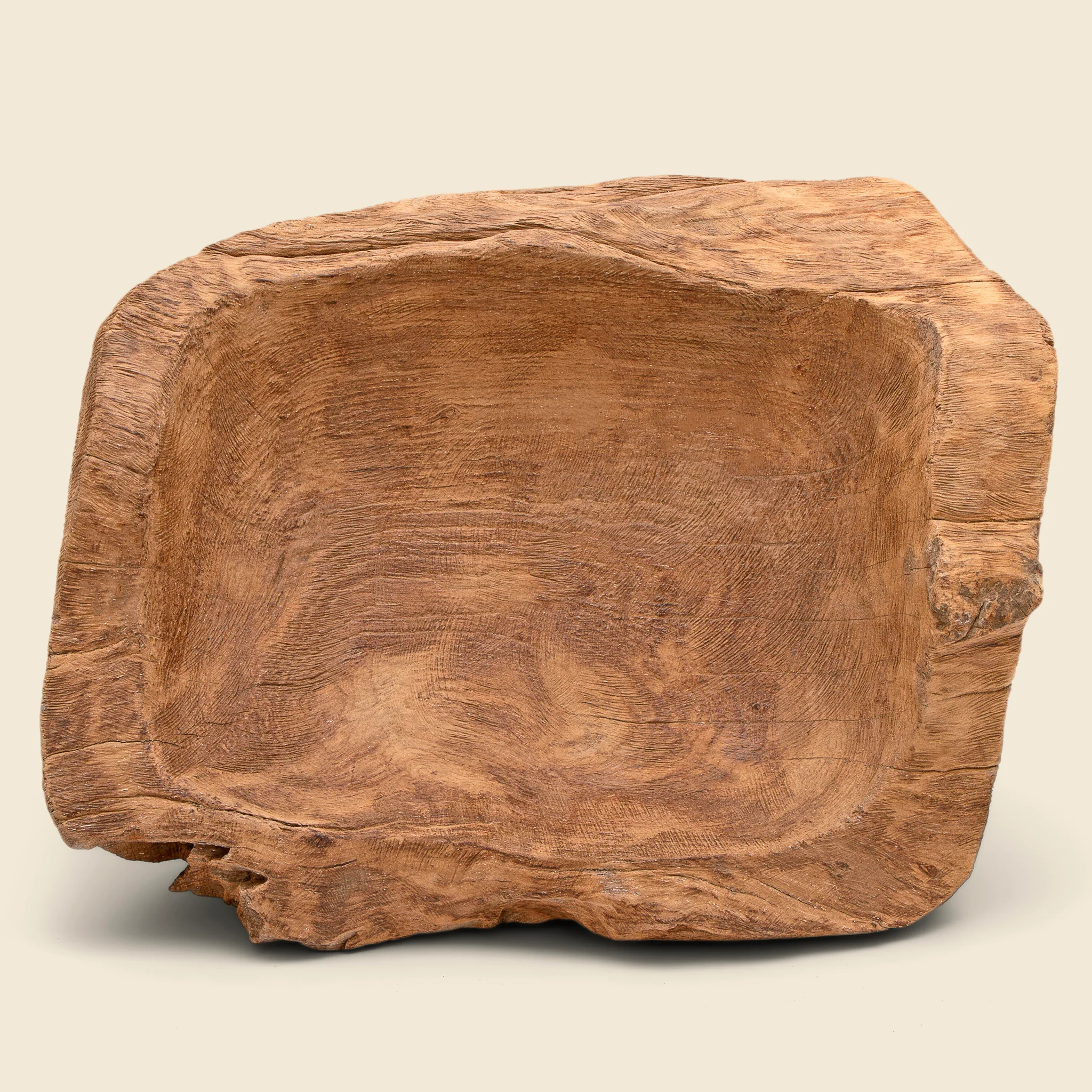 Raw Edged Teak Bowl V - Image 2