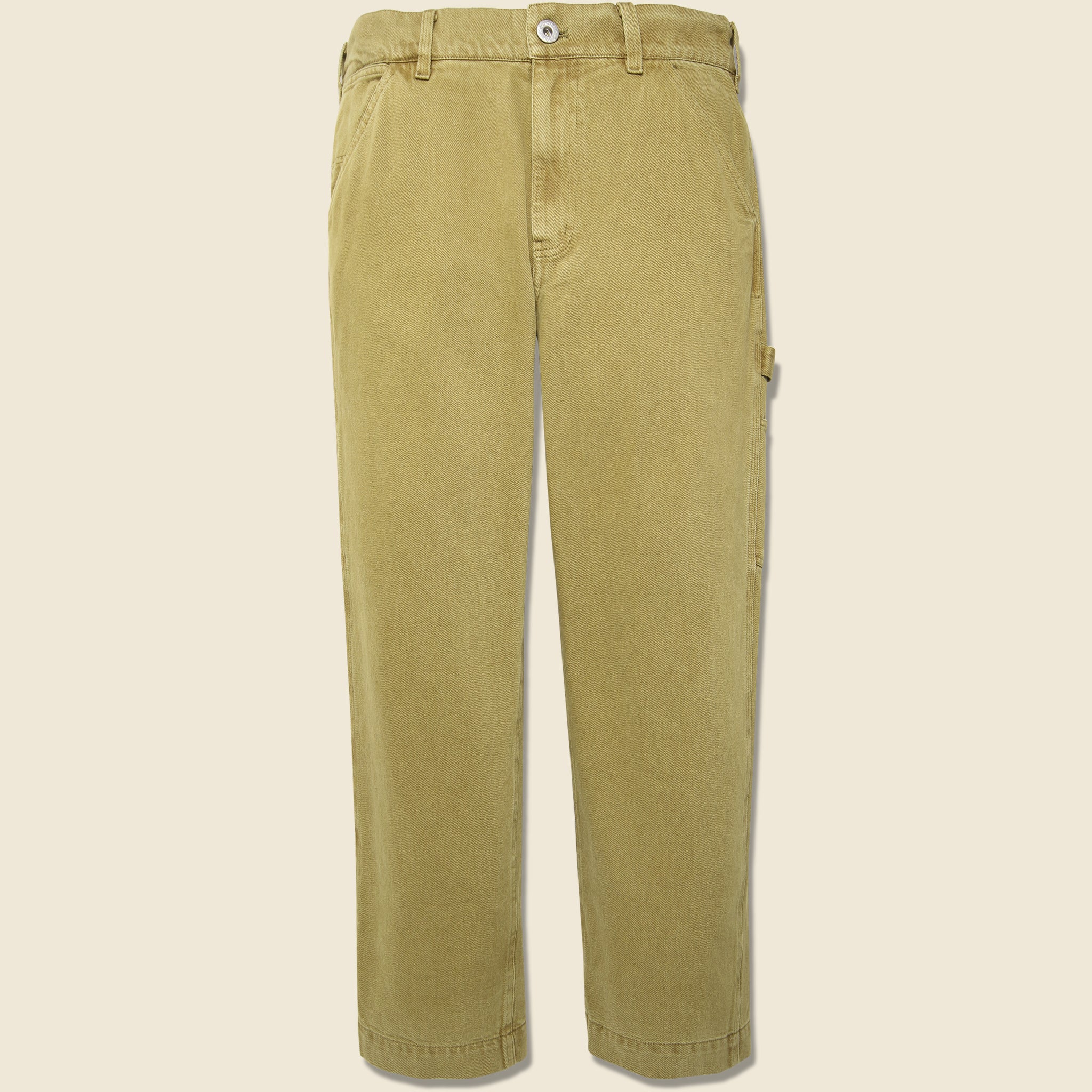 Recycled Denim Painter Pant - Khaki