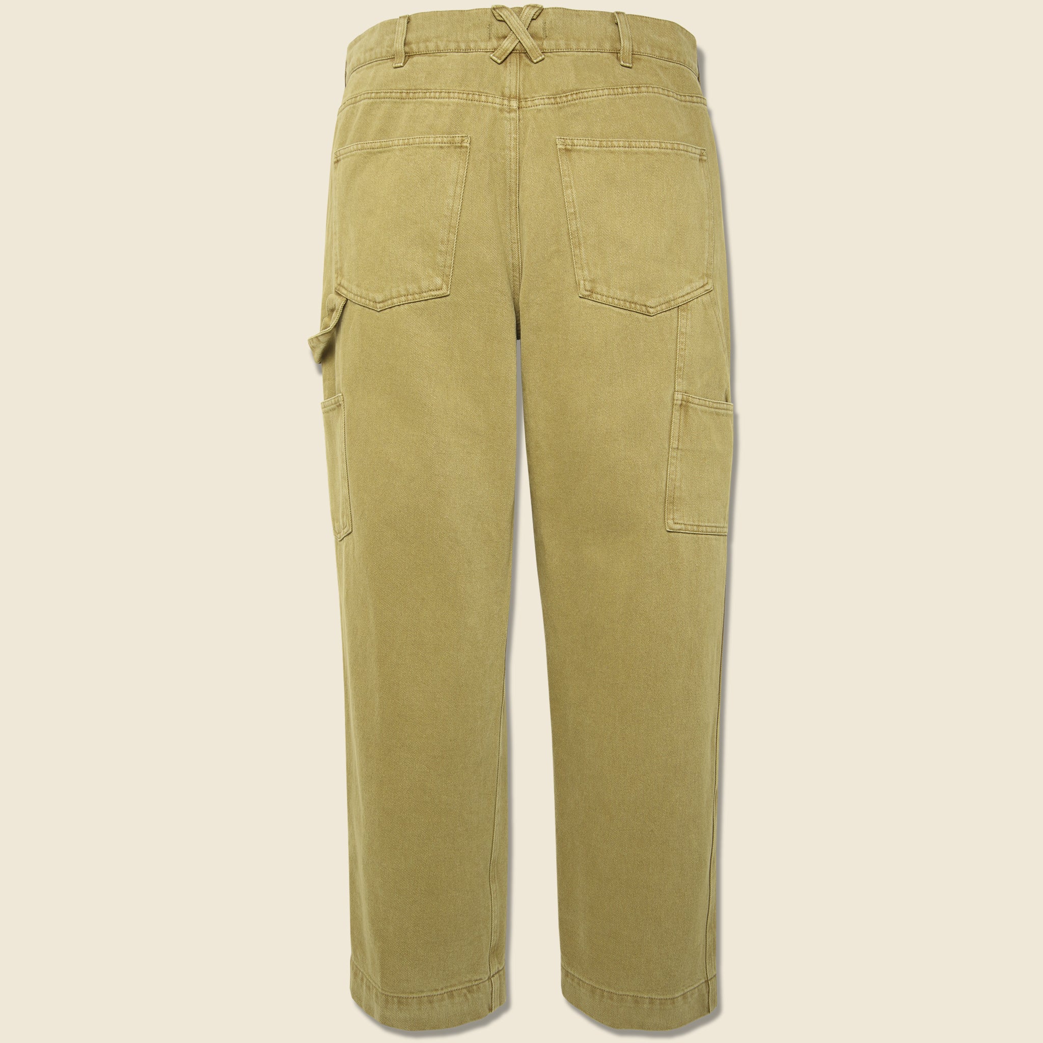 Recycled Denim Painter Pant - Khaki - Image 2