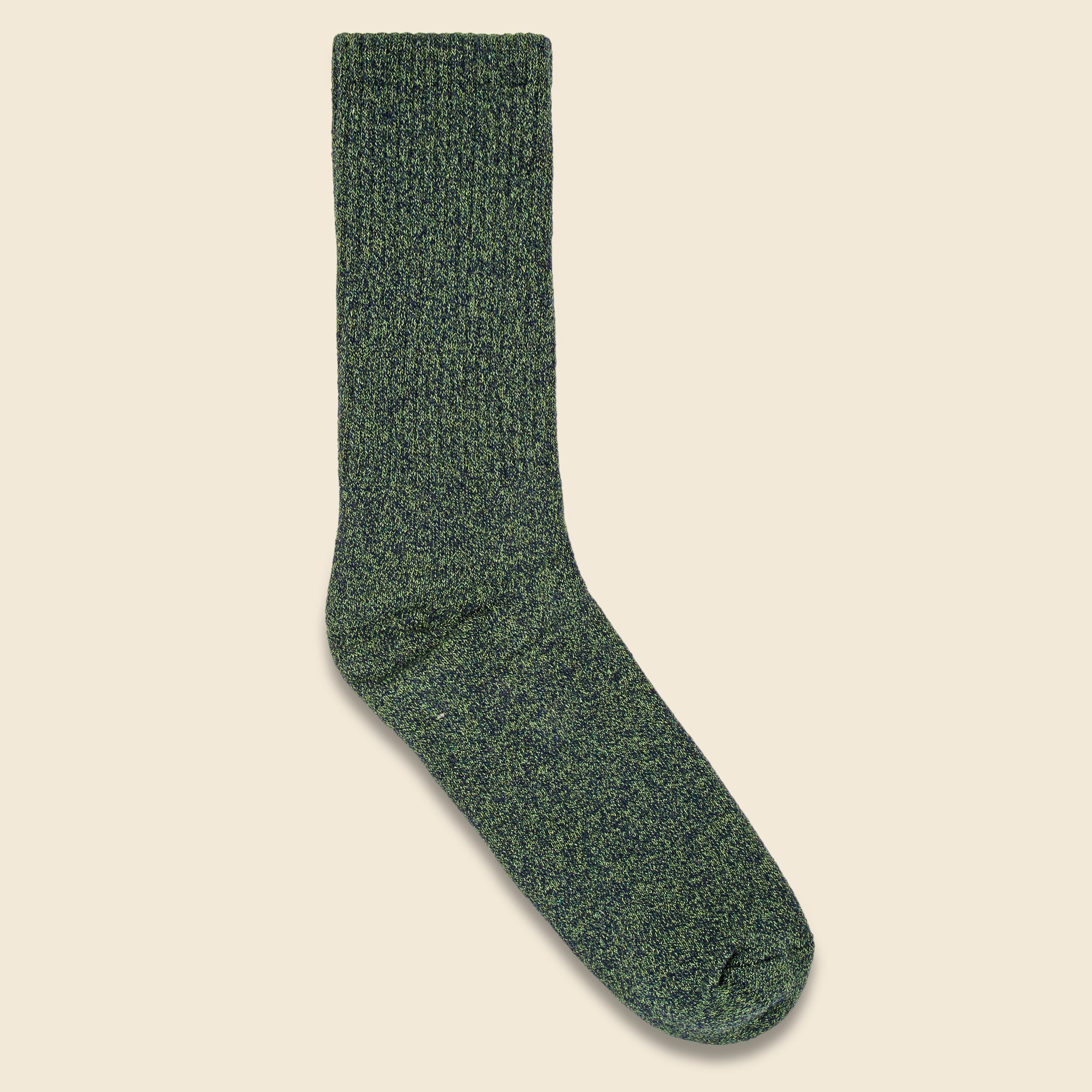 Recycled Marled Sock - Evergreen Marl