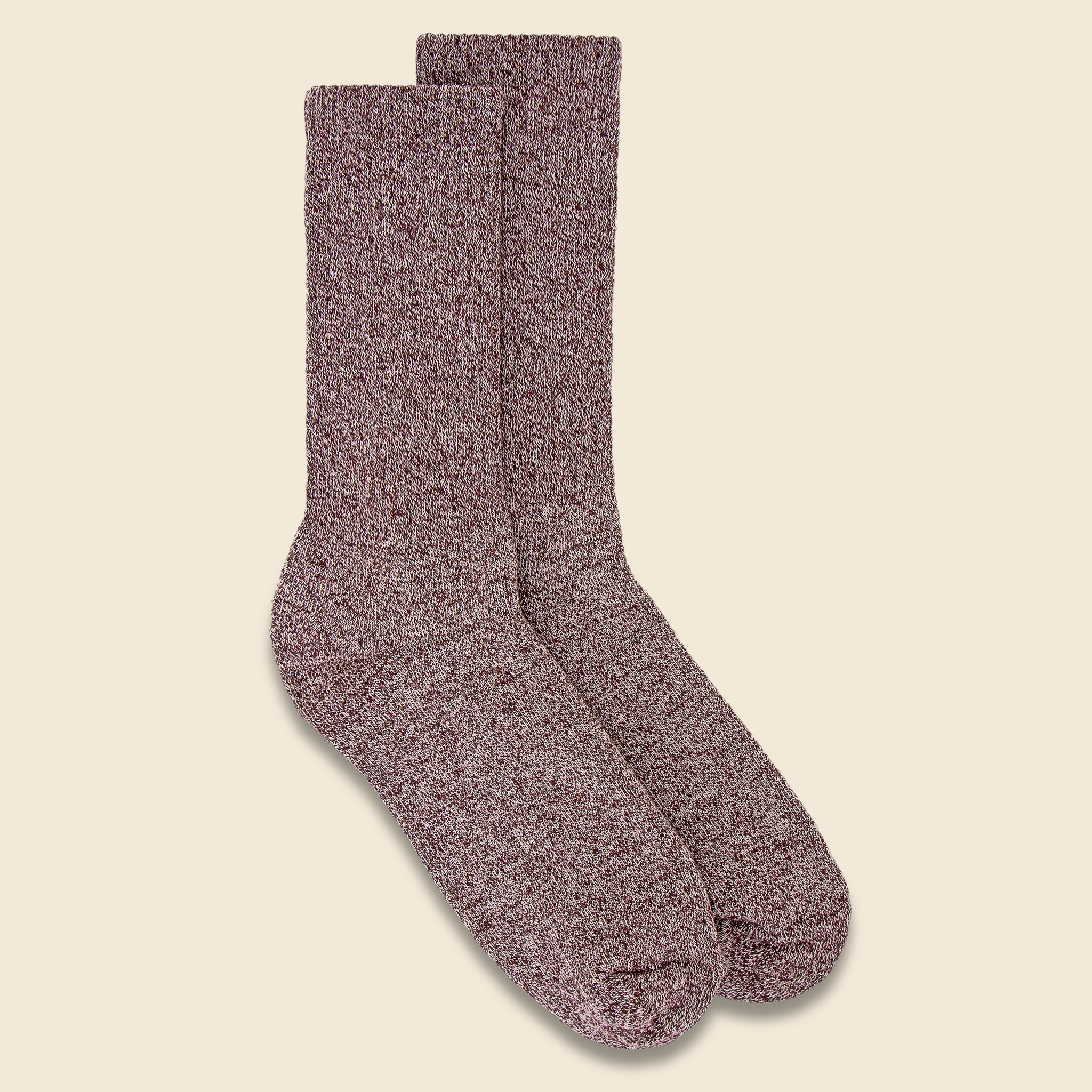 Recycled Marled Sock - Tan Marl - Image 2