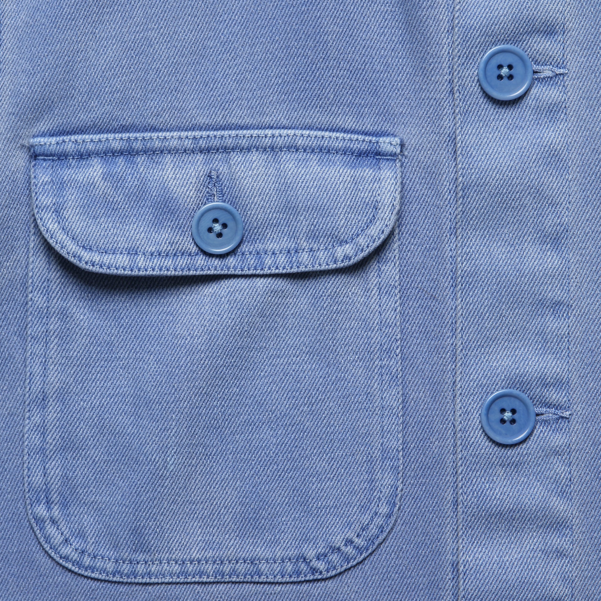 Recyled Denim Work Jacket - Coastal - Image 3