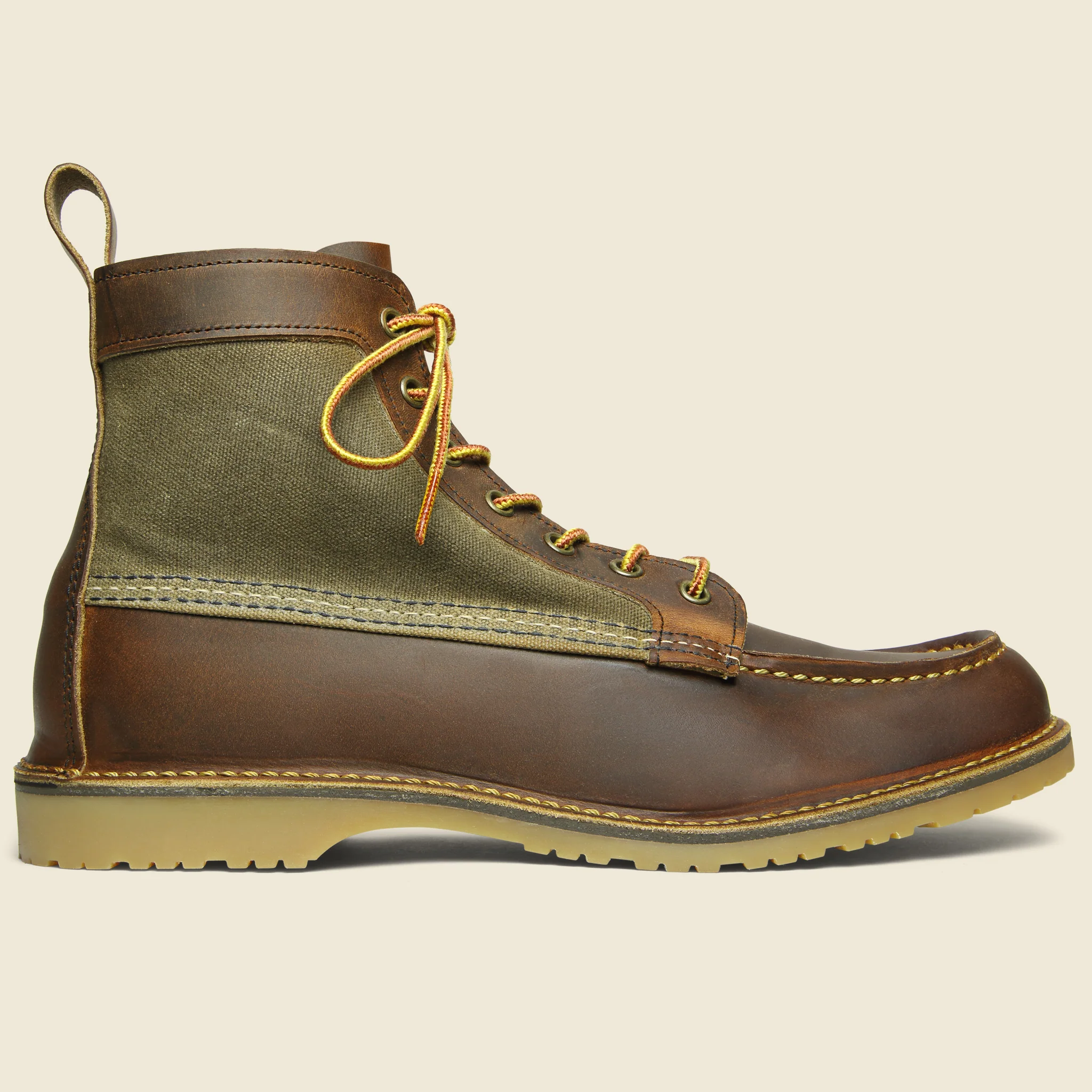 6" Wacouta Moc Toe No. 3335 - Canvas/Copper