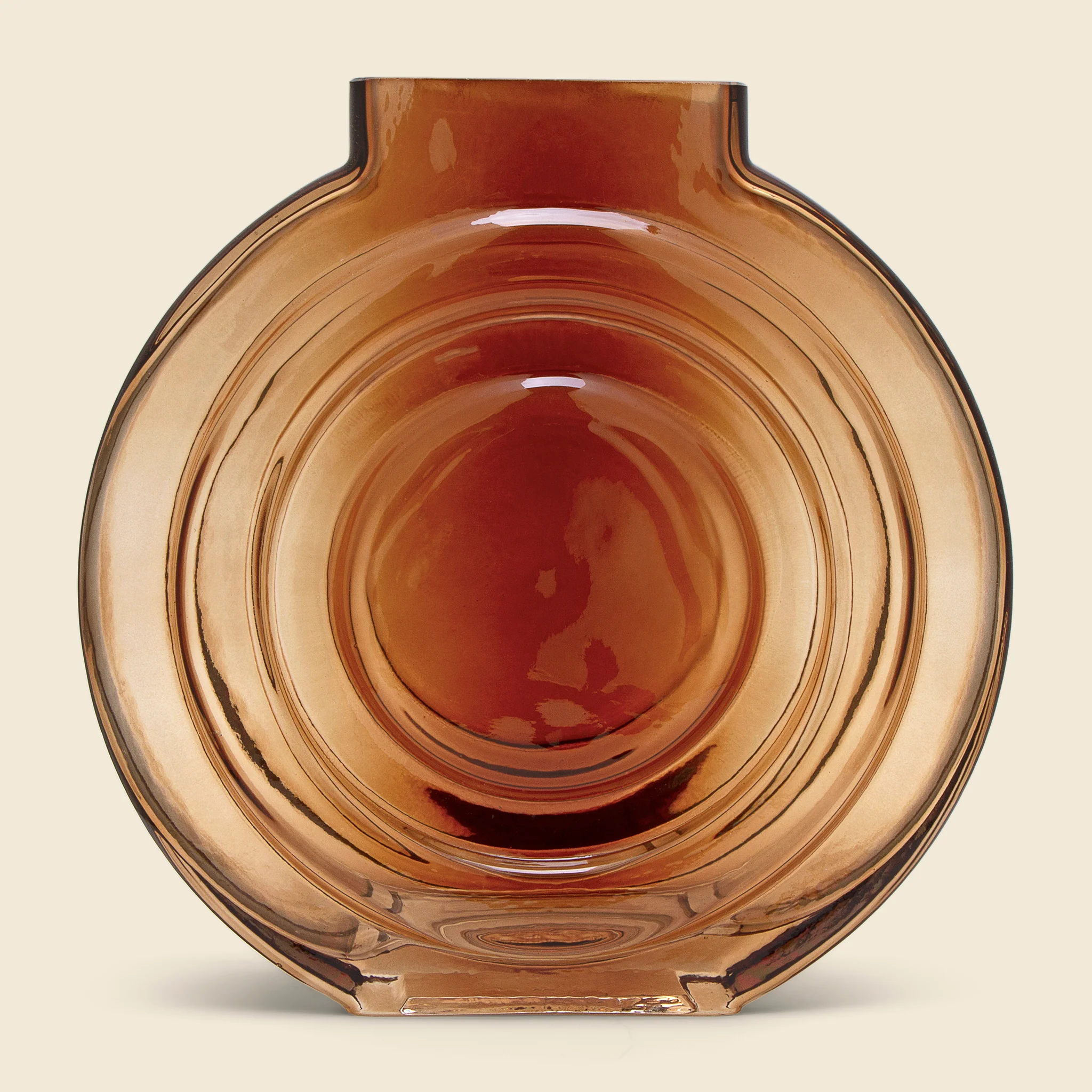 Retro Vase - Amber