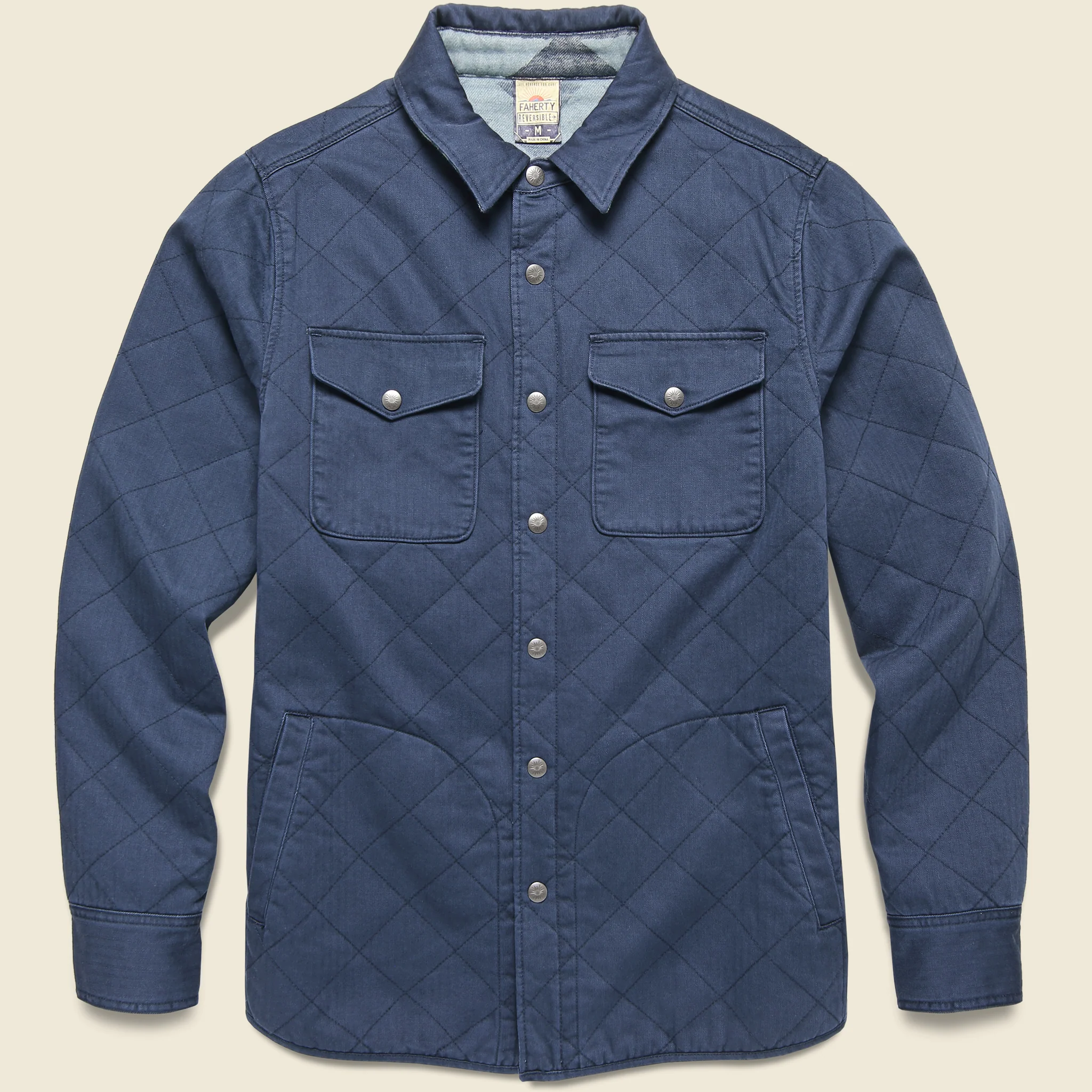 Reverse Bondi Jacket - Navy/Six Rivers Turquoise - Image 2