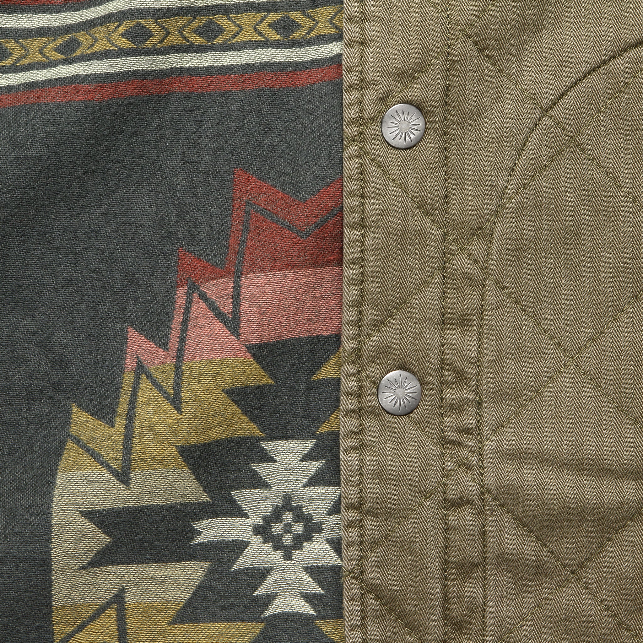 Reverse Bondi Jacket - Olive/Black Star Nation - Image 5
