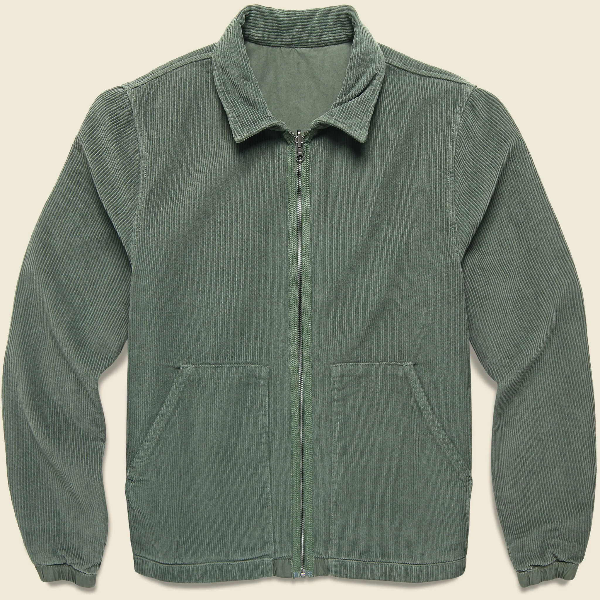Reversible Corduroy Jacket - Basil - Image 3