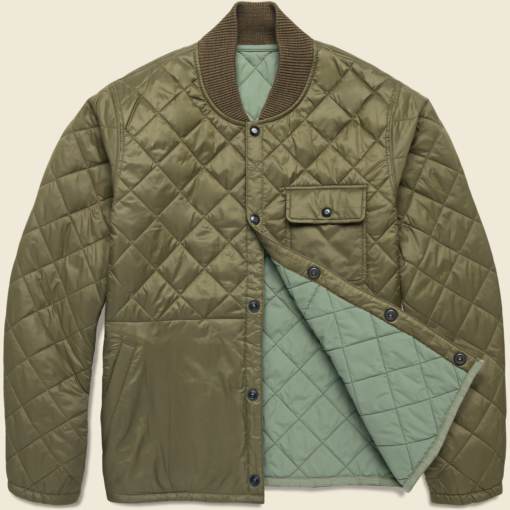 Reversible Edmund Jacket - Green