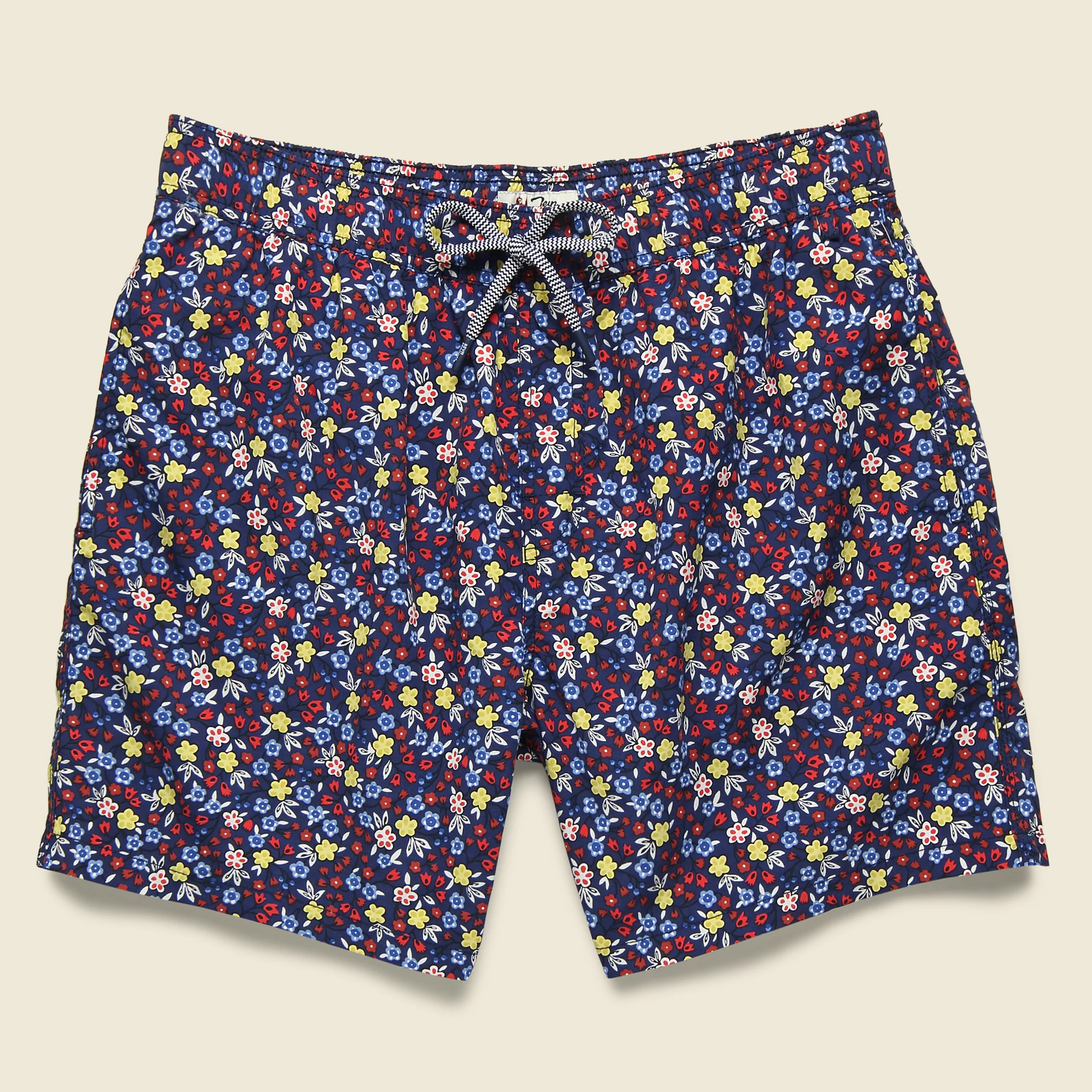 Retro Mini Swim Trunk - Medieval Blue