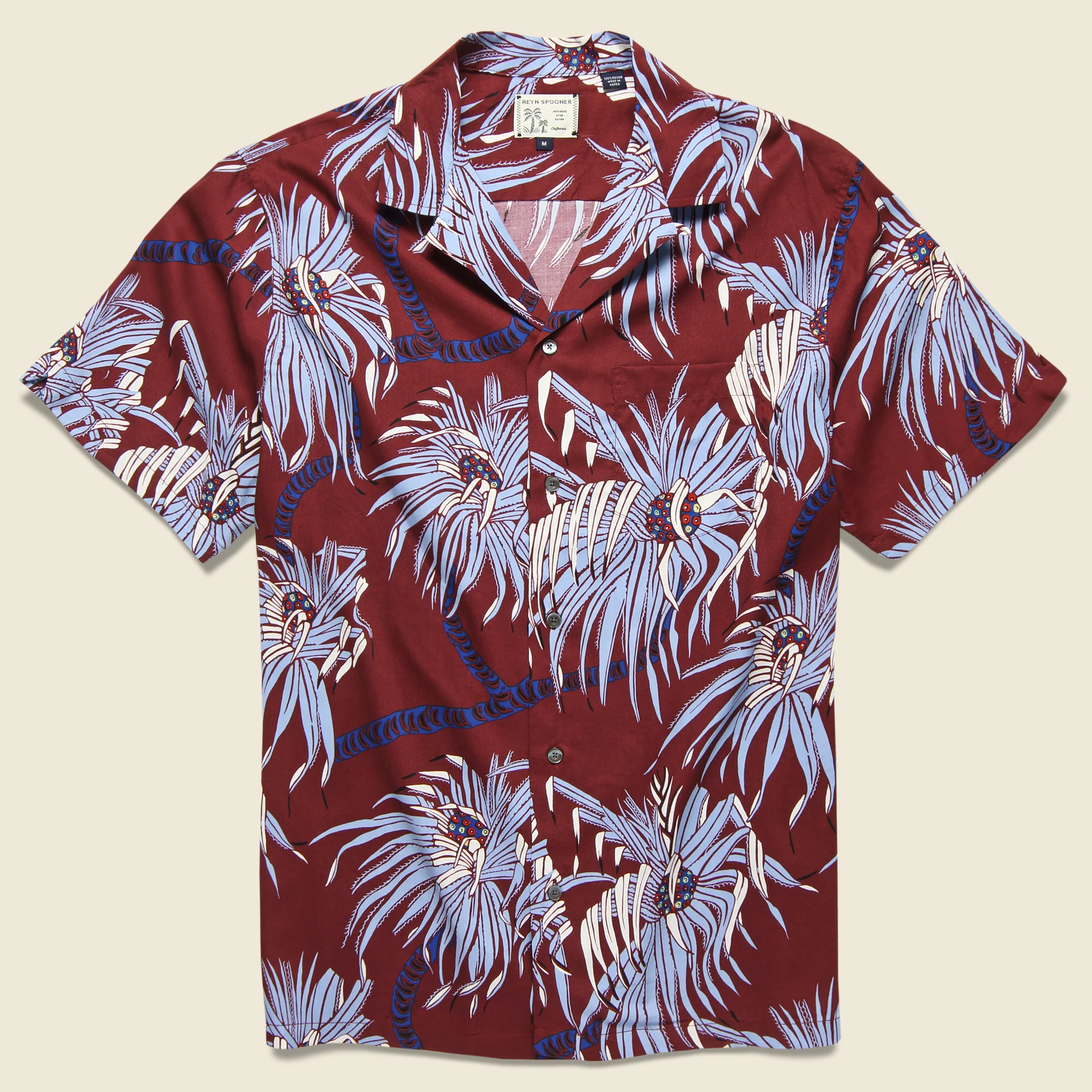 Pololu Camp Shirt - Oxblood Red