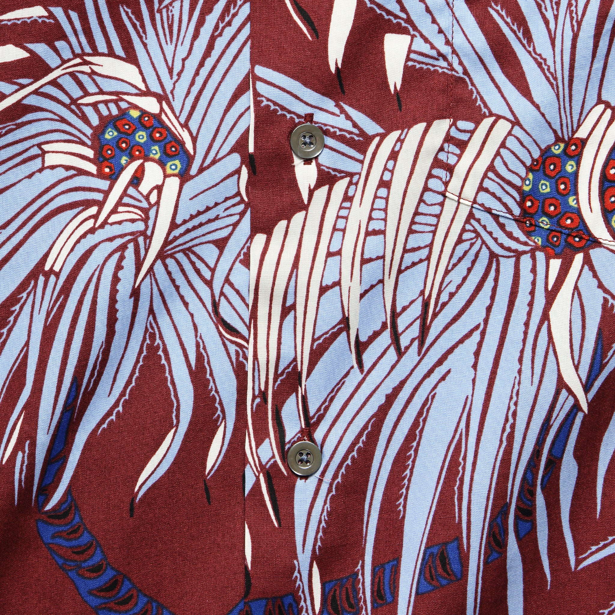 Pololu Camp Shirt - Oxblood Red - Image 3