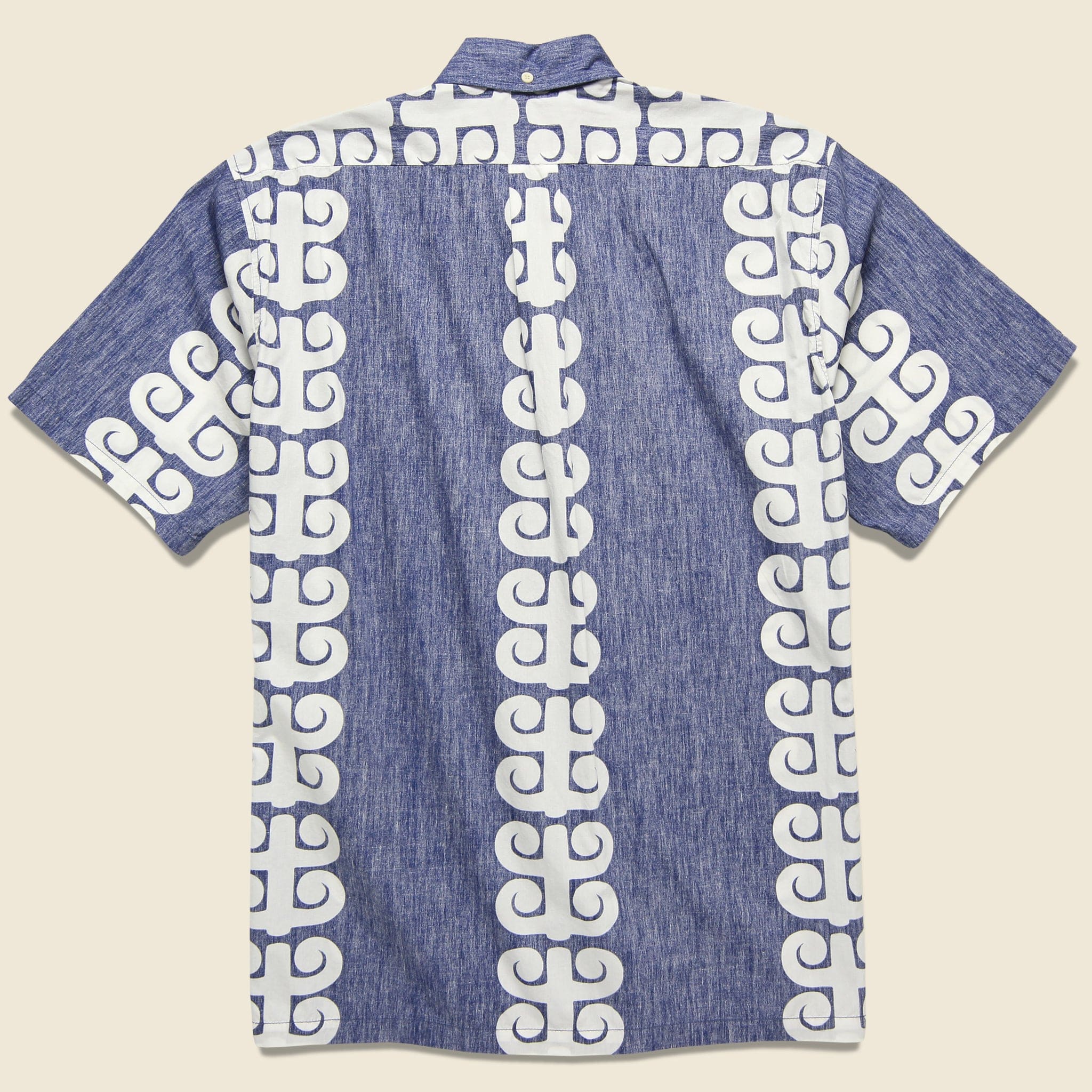 Stack A Tapa Shirt - Twilight Blue - Image 2