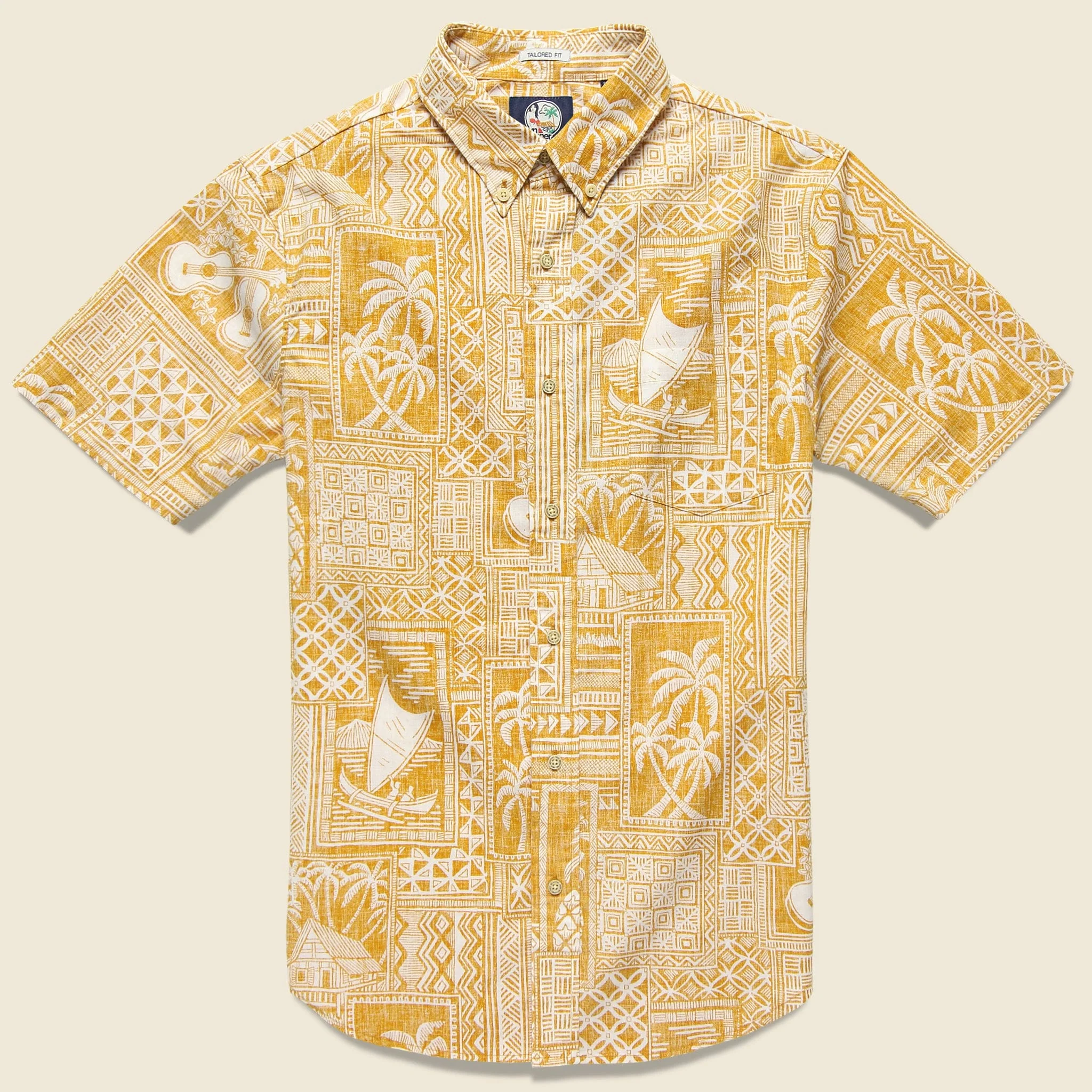 Tapa Wrappa Shirt - Butterscotch