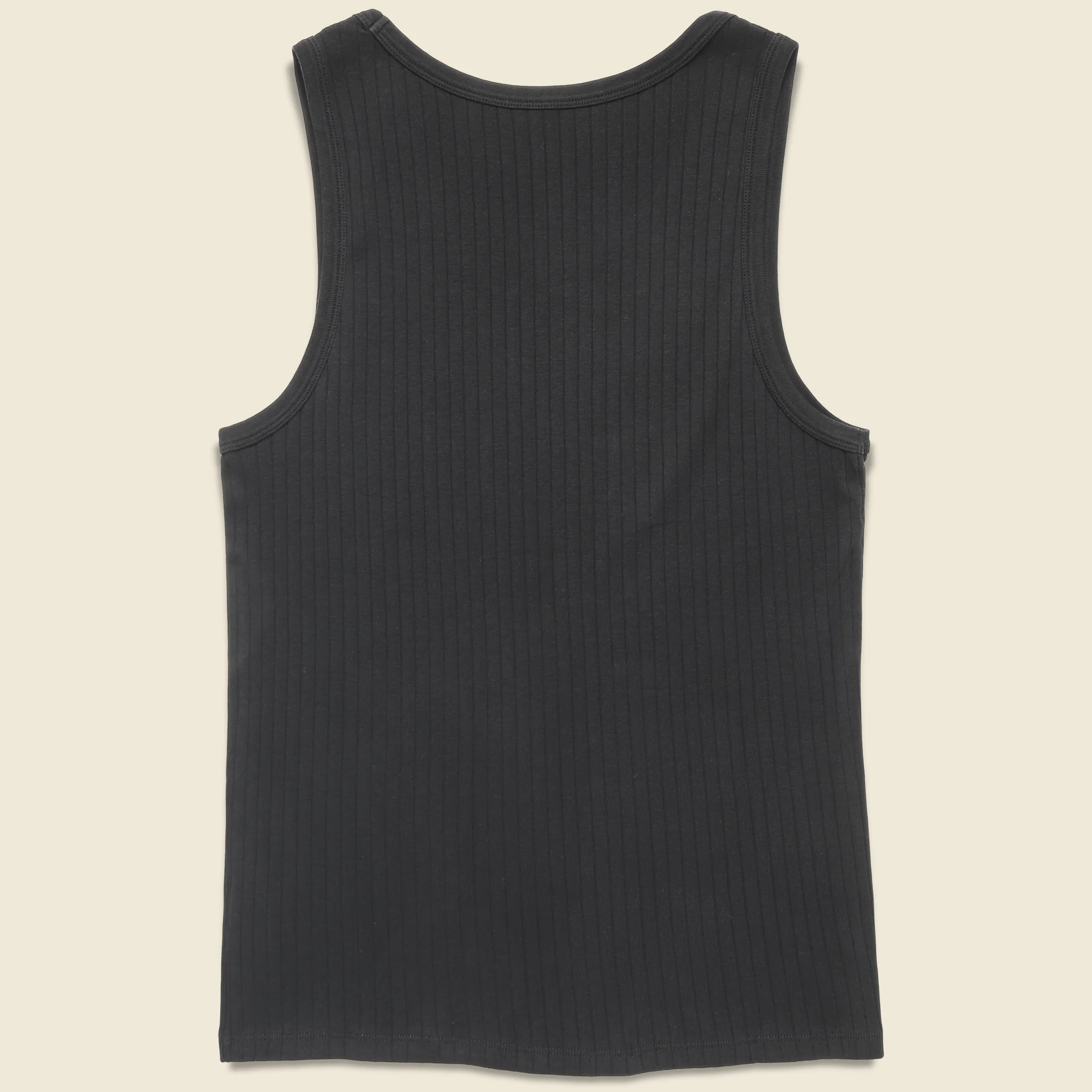 Rib Tank - Black - Image 2