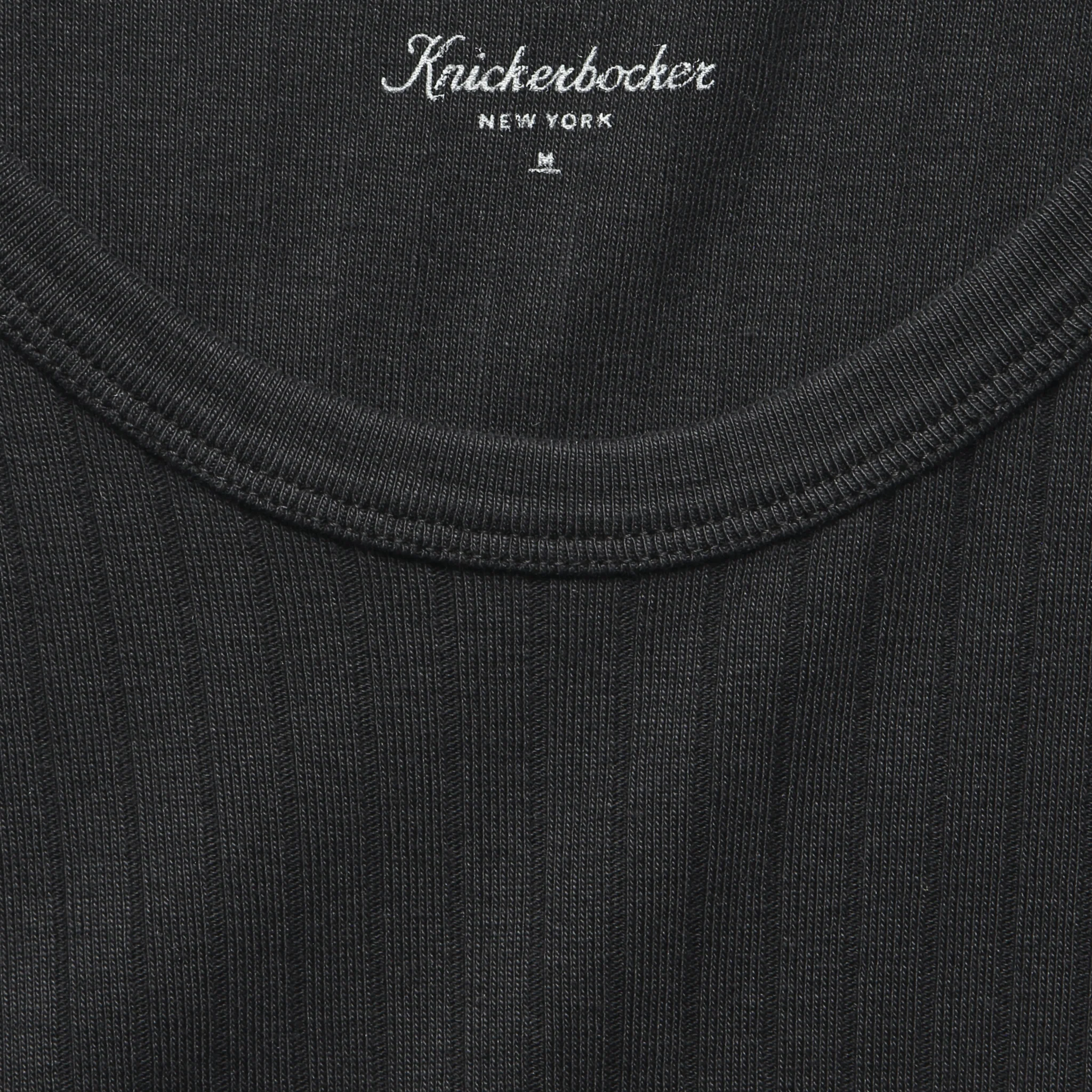 Rib Tank - Black - Image 3