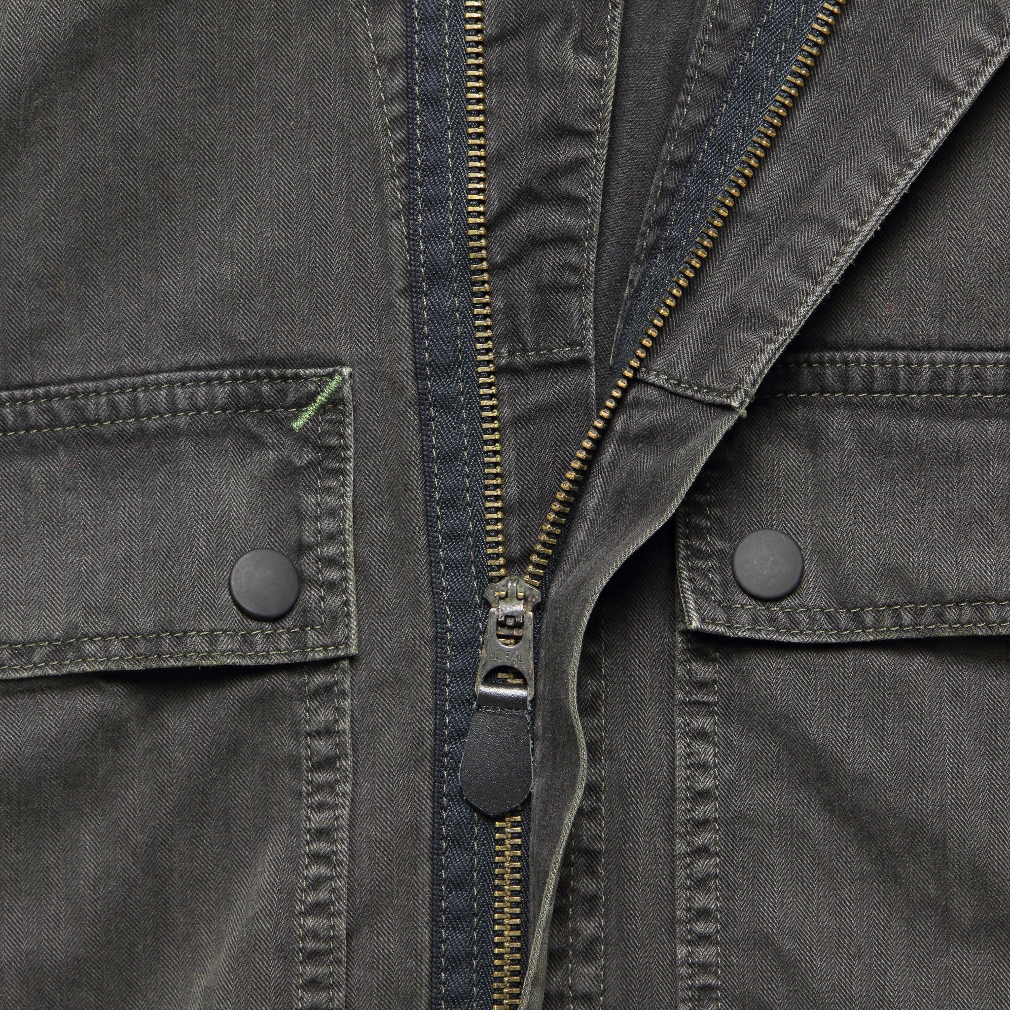 Richardson Cotton Herringbone Coverall - Faded Black - Image 3