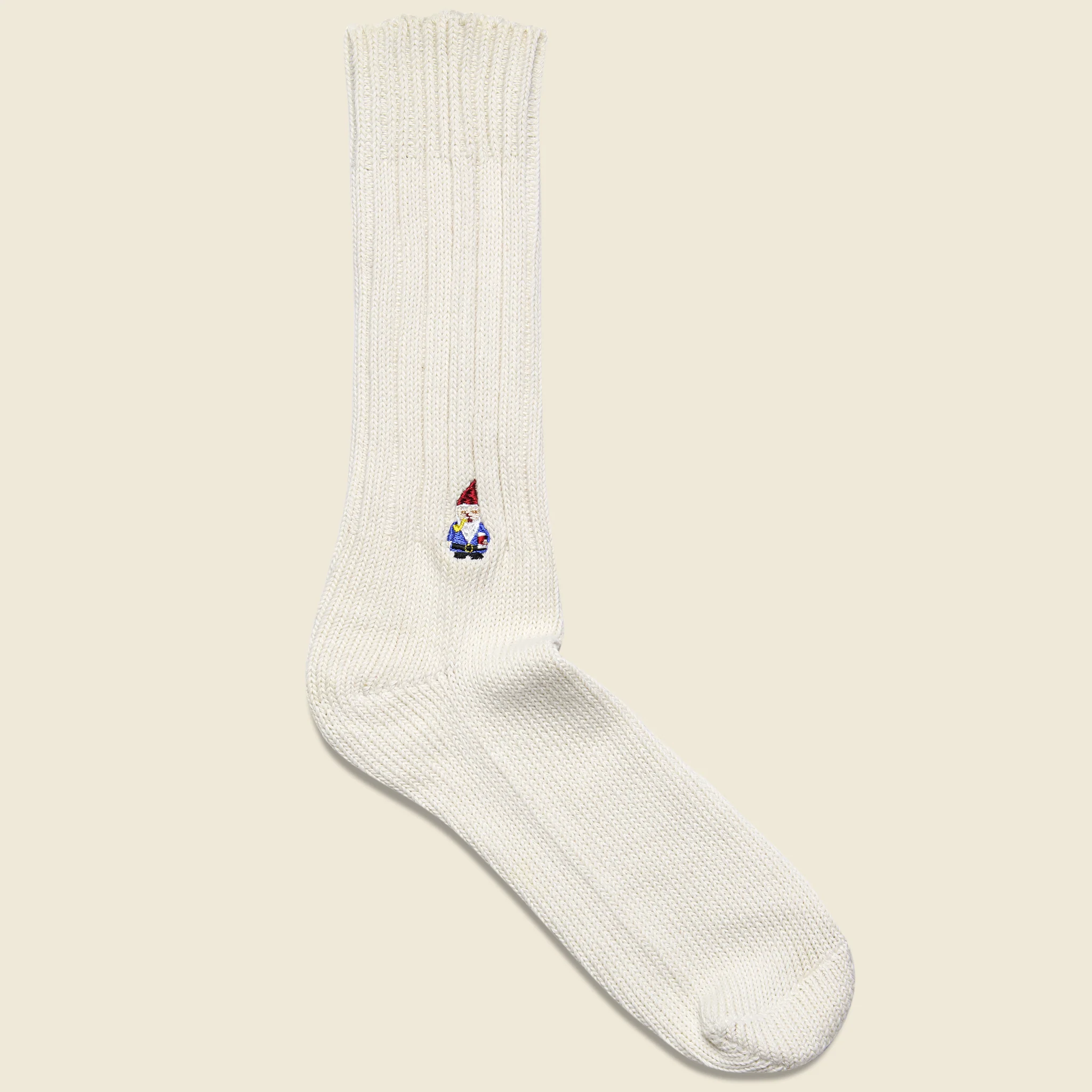Gnomie Ragg Sock - Ivory