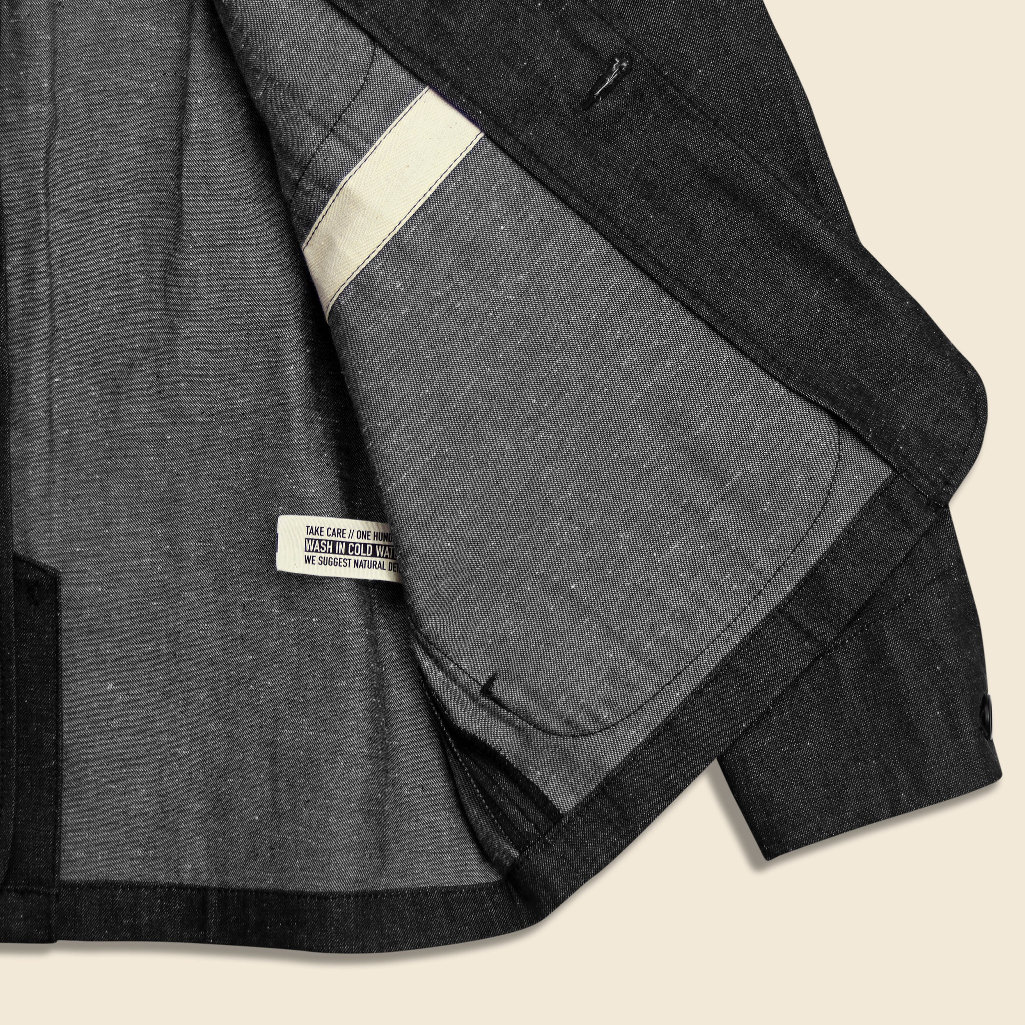 Neppy Denim Explorer Blazer - Dark Indigo - Image 4
