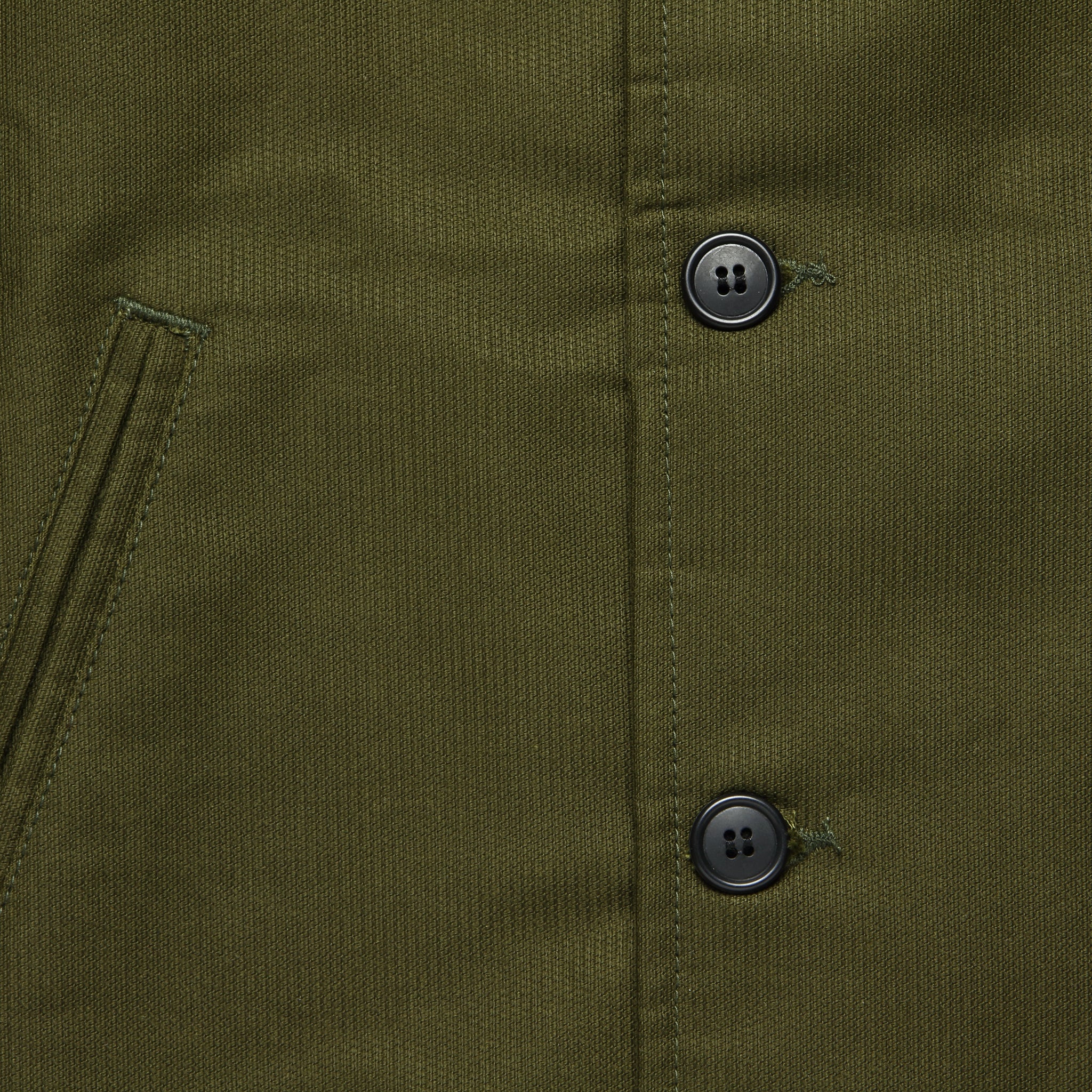 Jungle Cloth Peacoat - Olive - Image 3