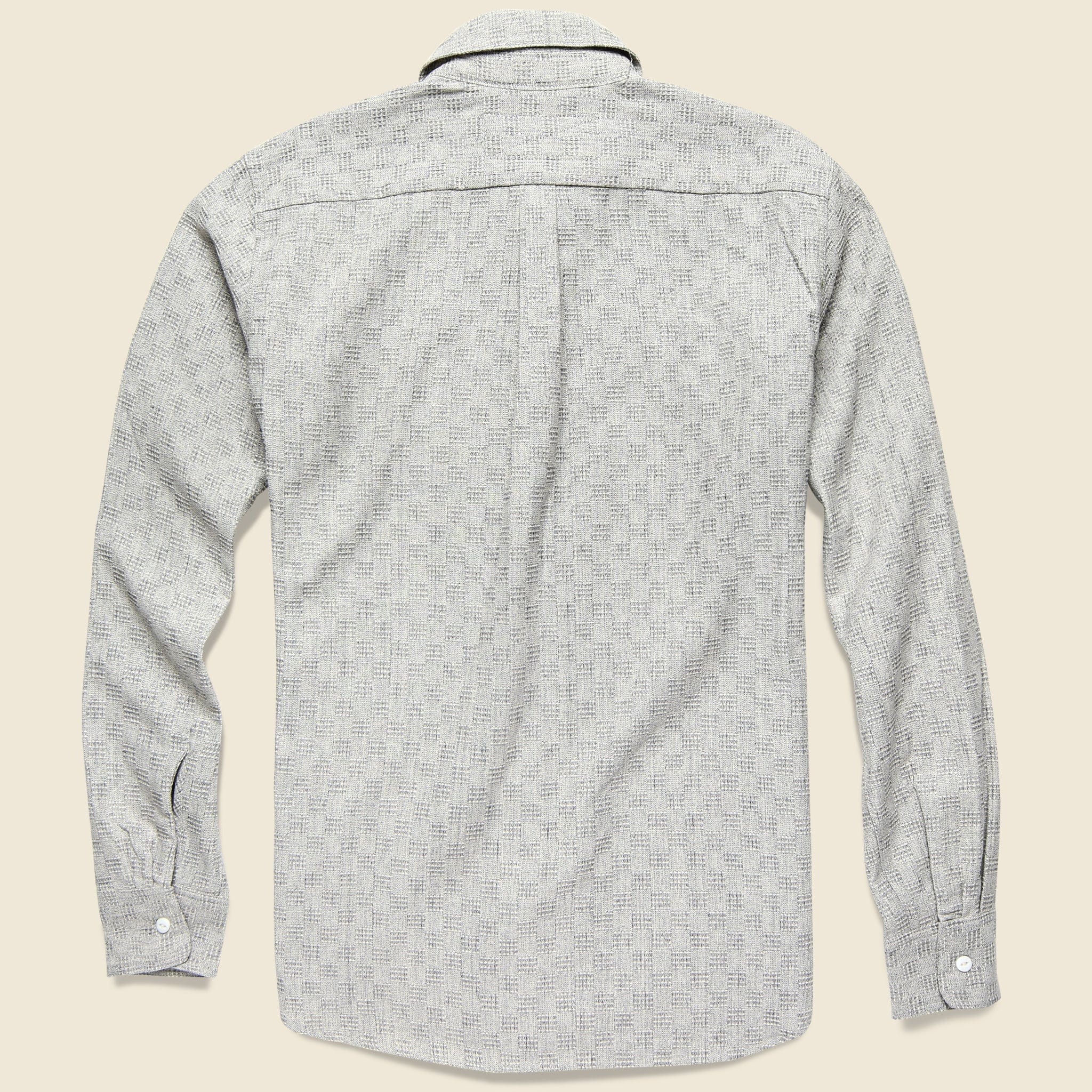 Traveler Shirt - Grey Jacquard - Image 2