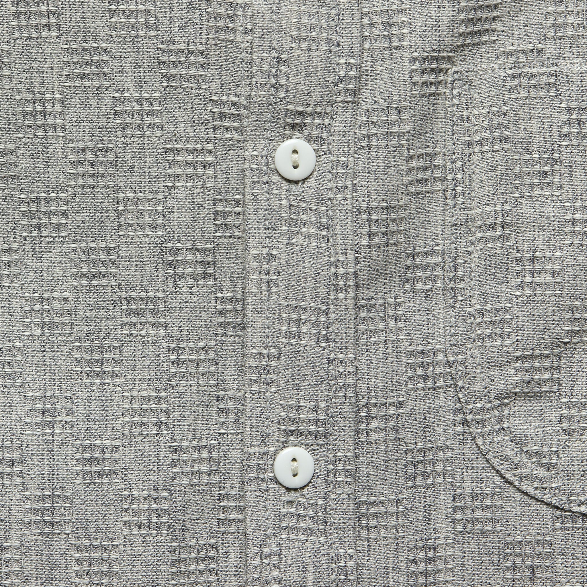 Traveler Shirt - Grey Jacquard - Image 3