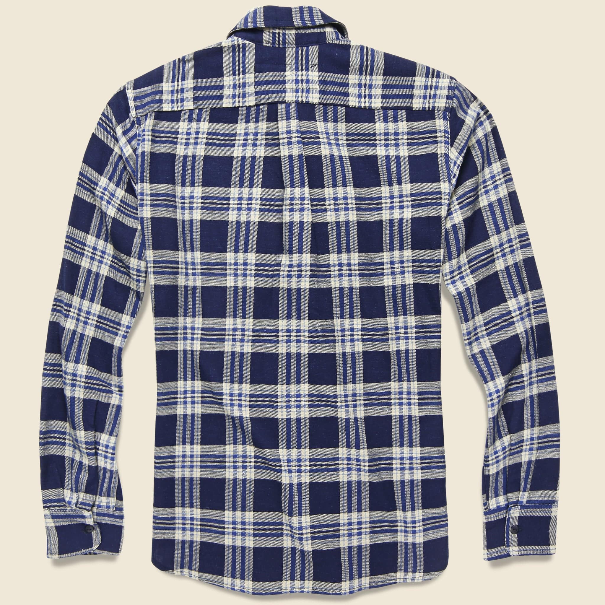 Traveler Shirt - Navy Plaid - Image 2