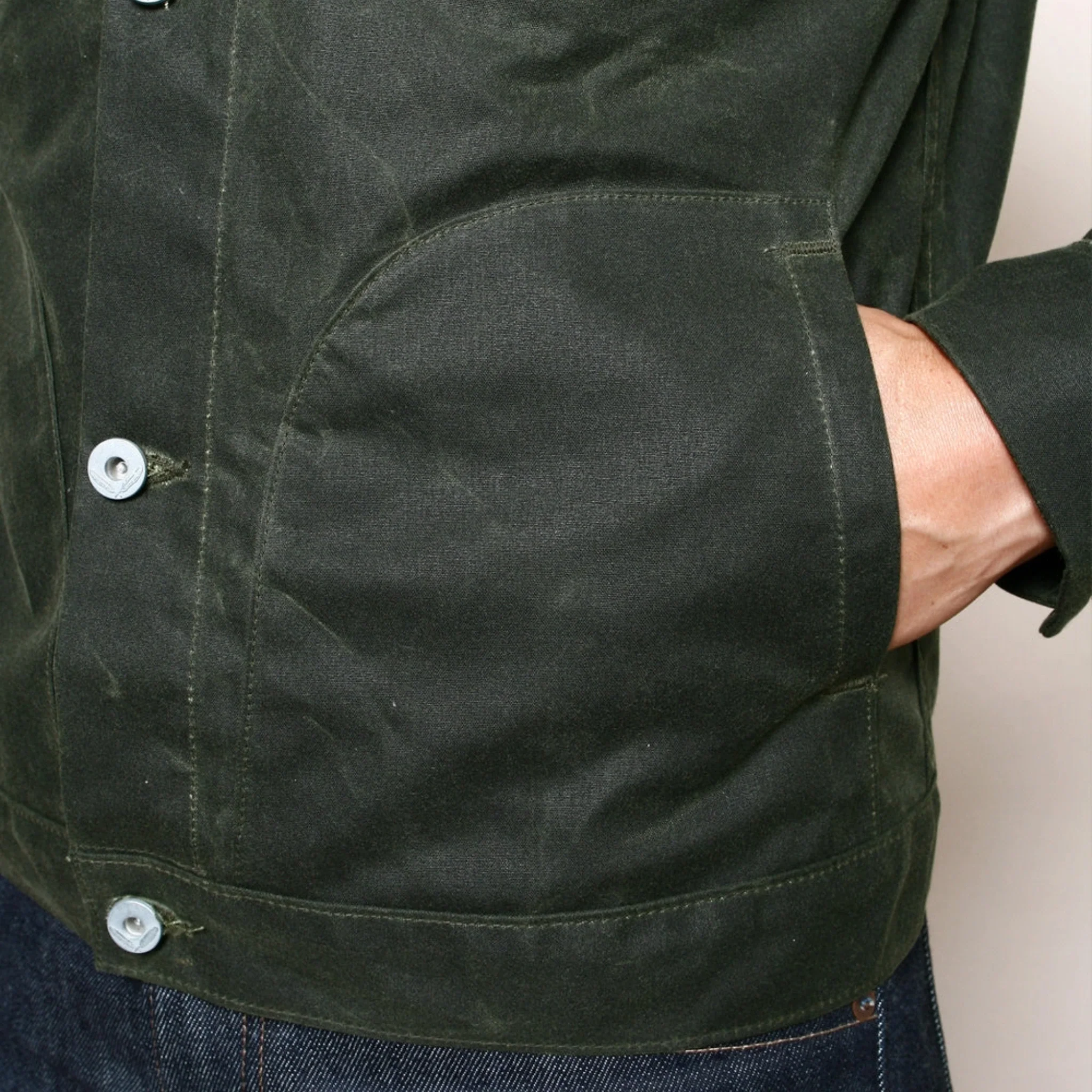 Supply Jacket - Waxed Olive Ridgeline - Image 4