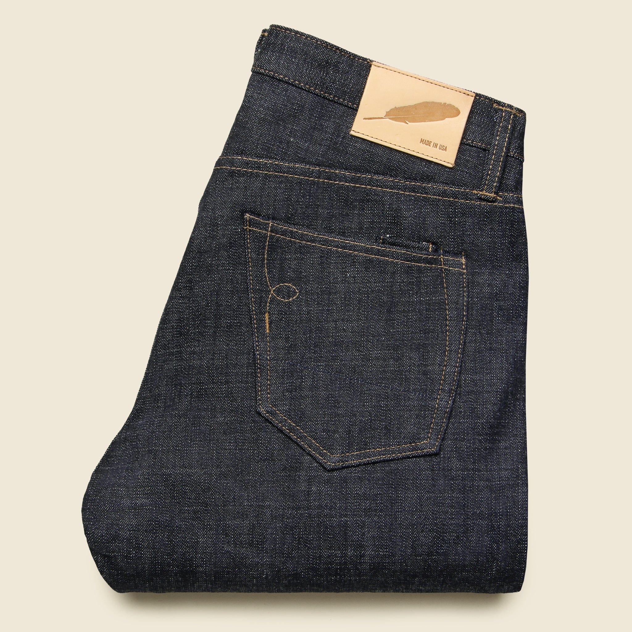 Strong Taper 13.5oz - Cryptic Indigo - Image 3