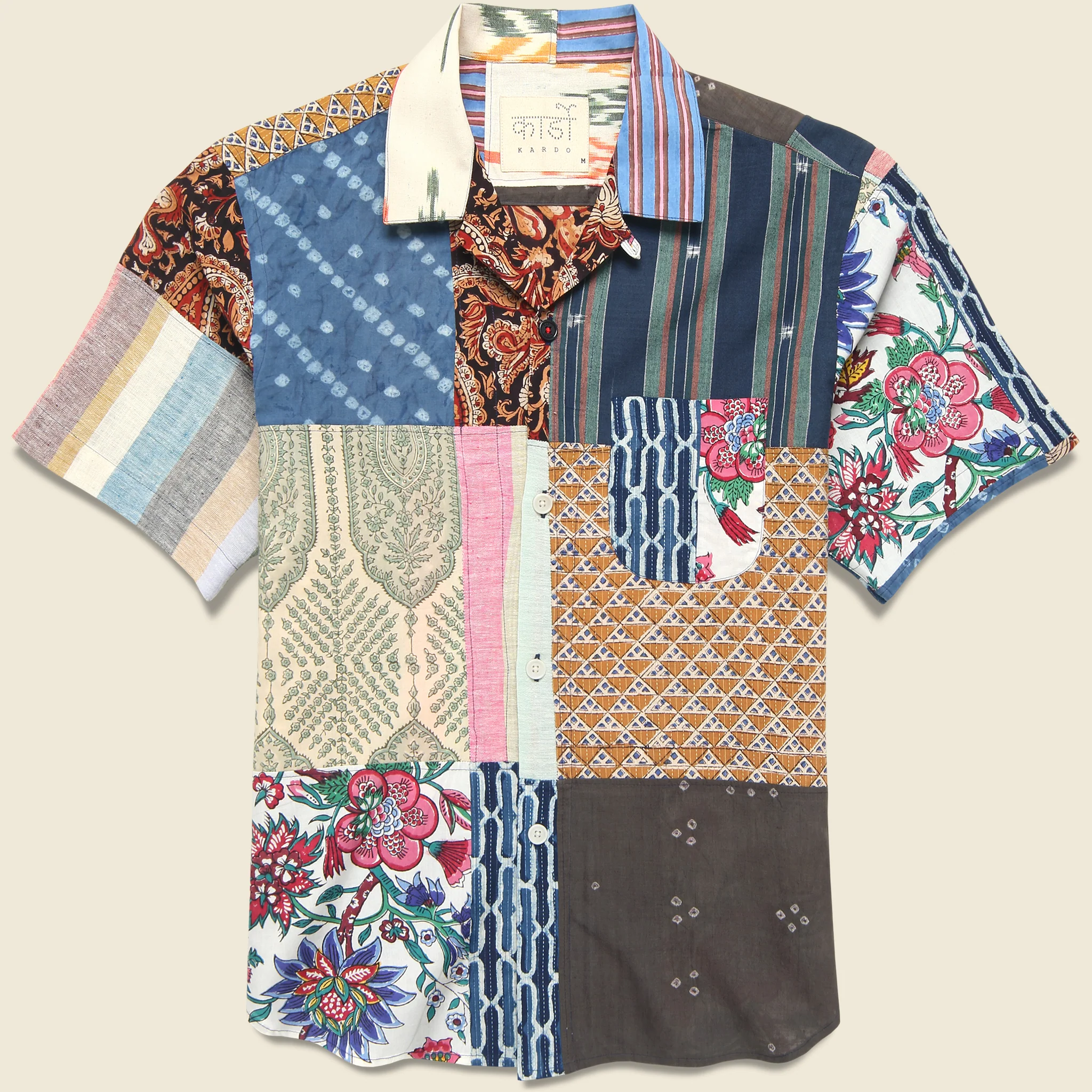 Ronen Patchwork Shirt - Multi
