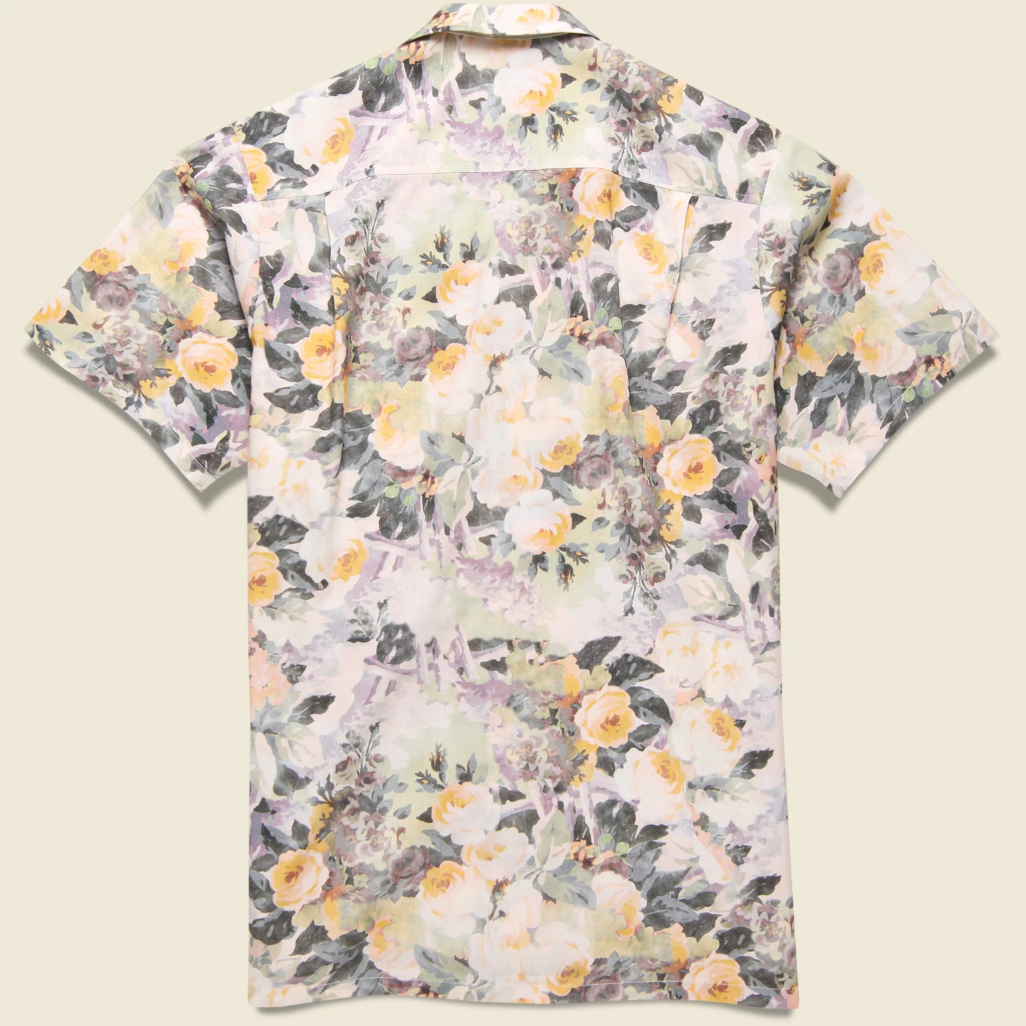 Rose Foliage Camp Shirt - Tuscany Yellow - Image 2