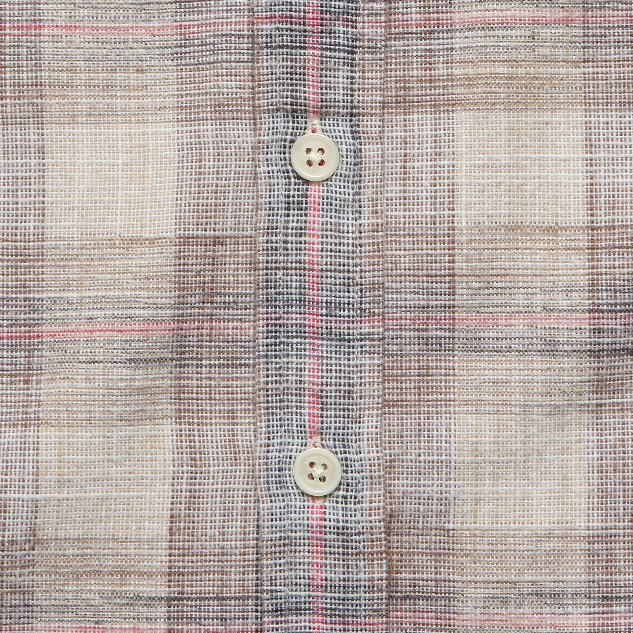 Rosewood Plaid Shirt - Natural - Image 3