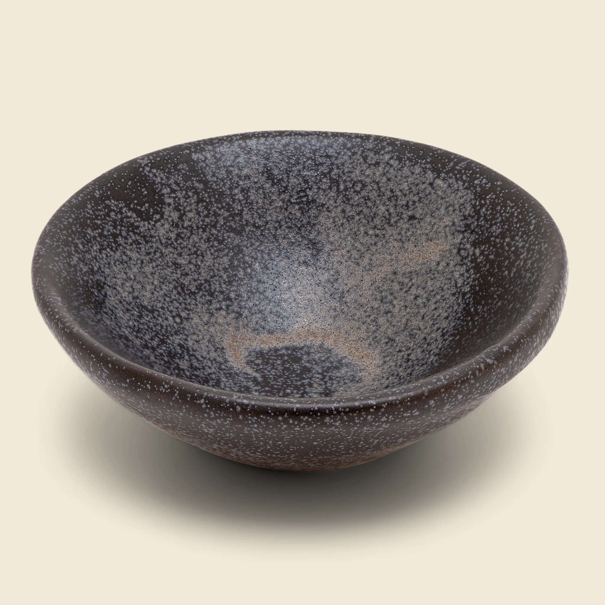 Black Stoneware Pinch Bowl