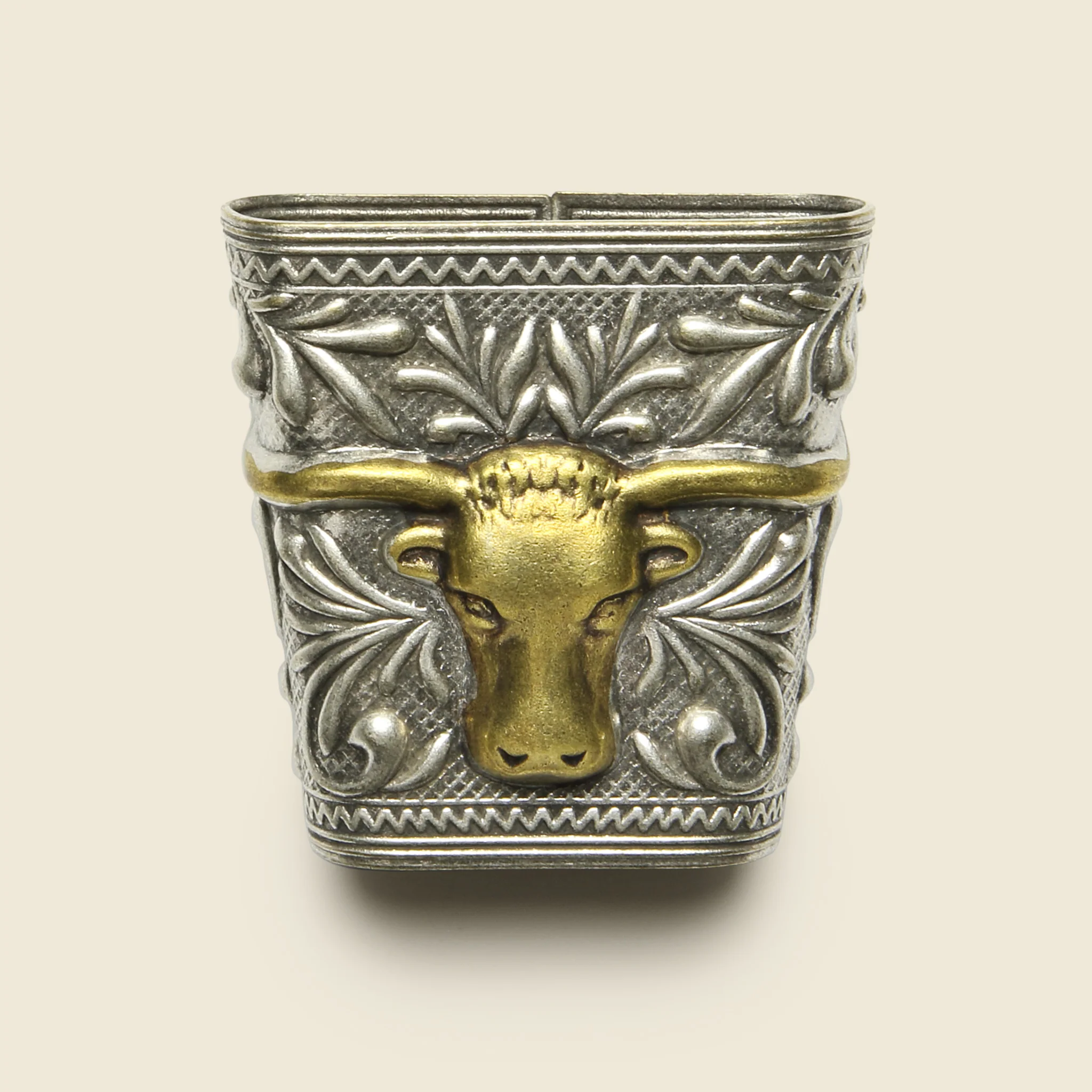 Bandana Slider - Vintage Silver/Brass
