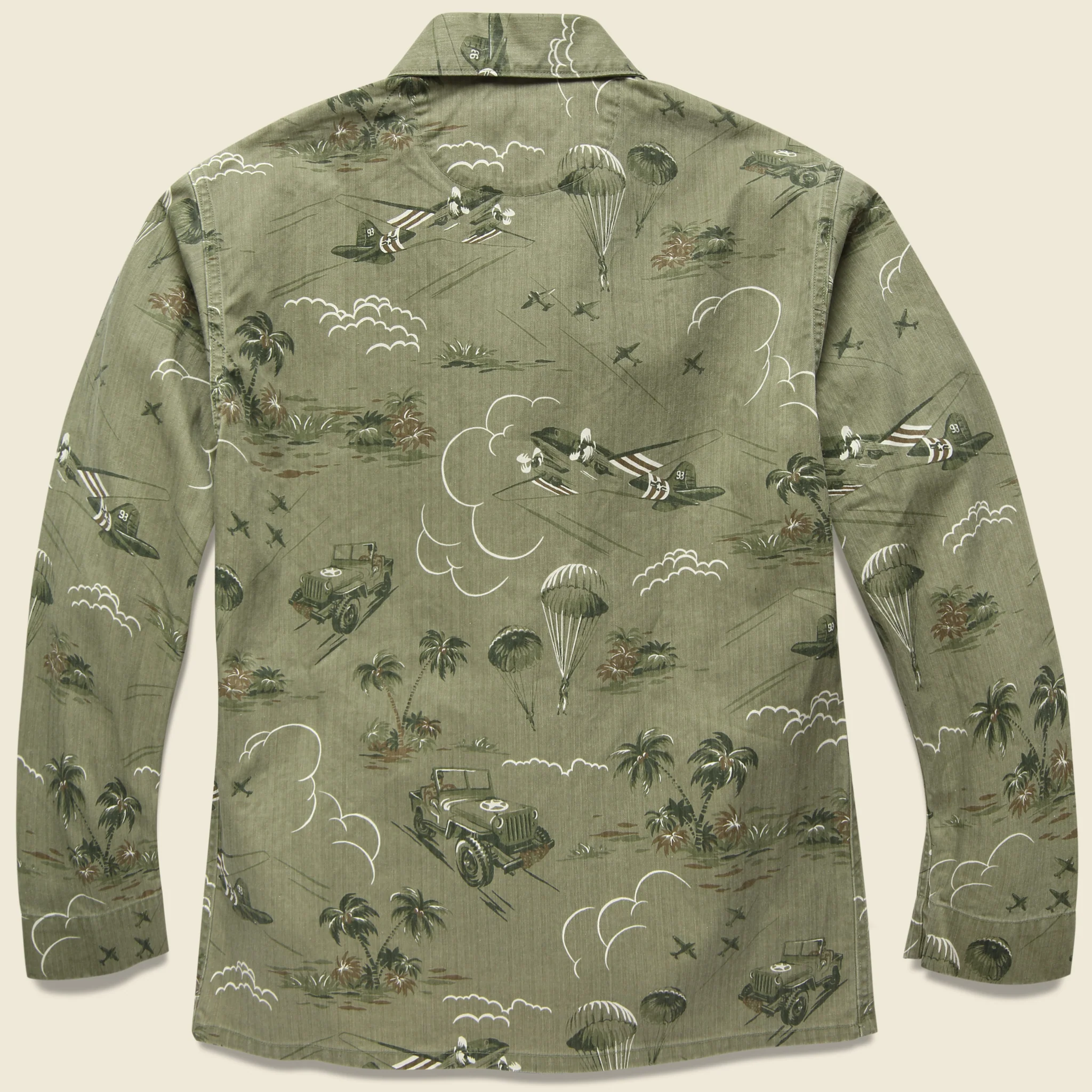 Briggs Chore Jacket - Olive - Image 2