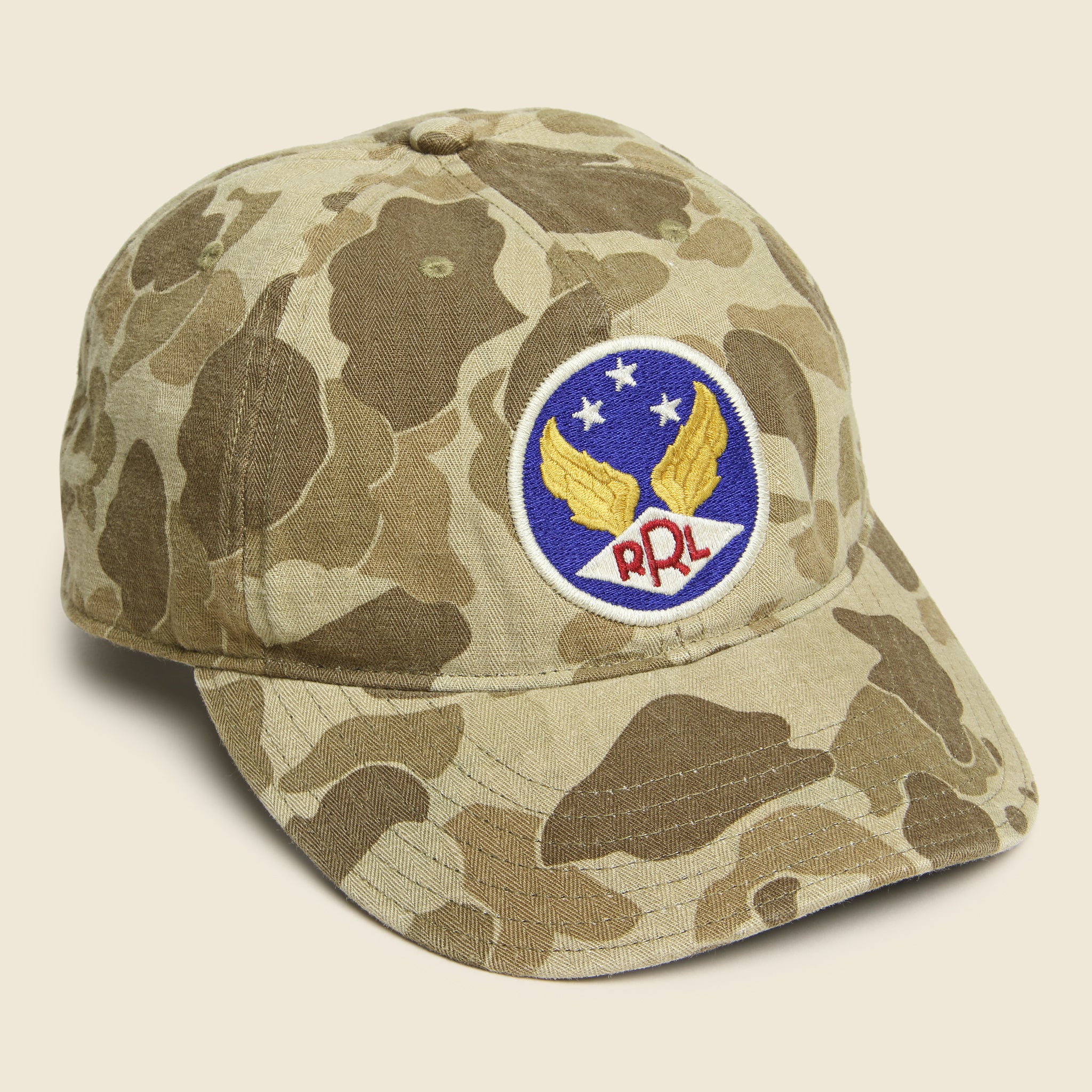 Camo Ball Cap - Brown/Tan