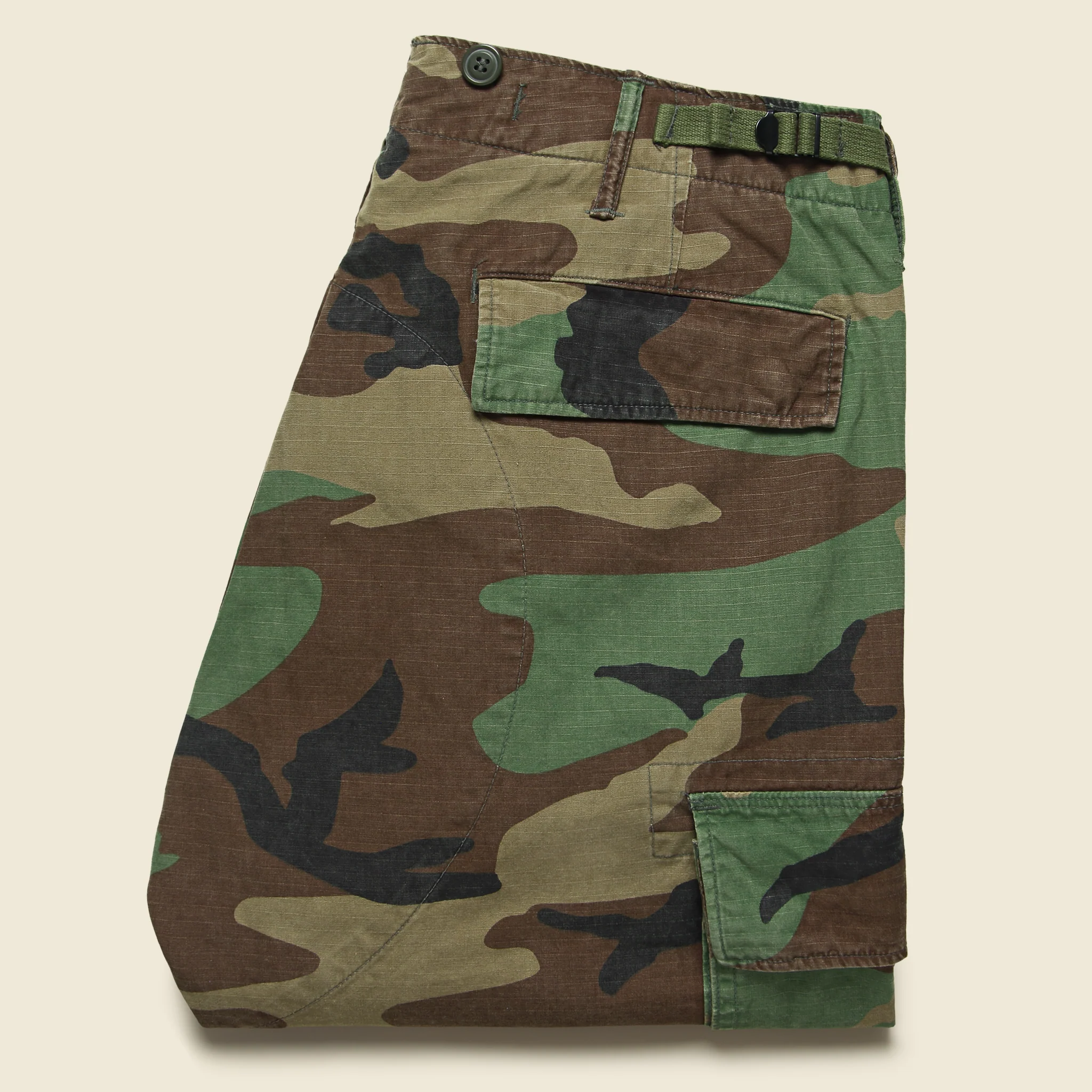 Cotton Surplus Cargo Pant - Woodland Camo - Image 2