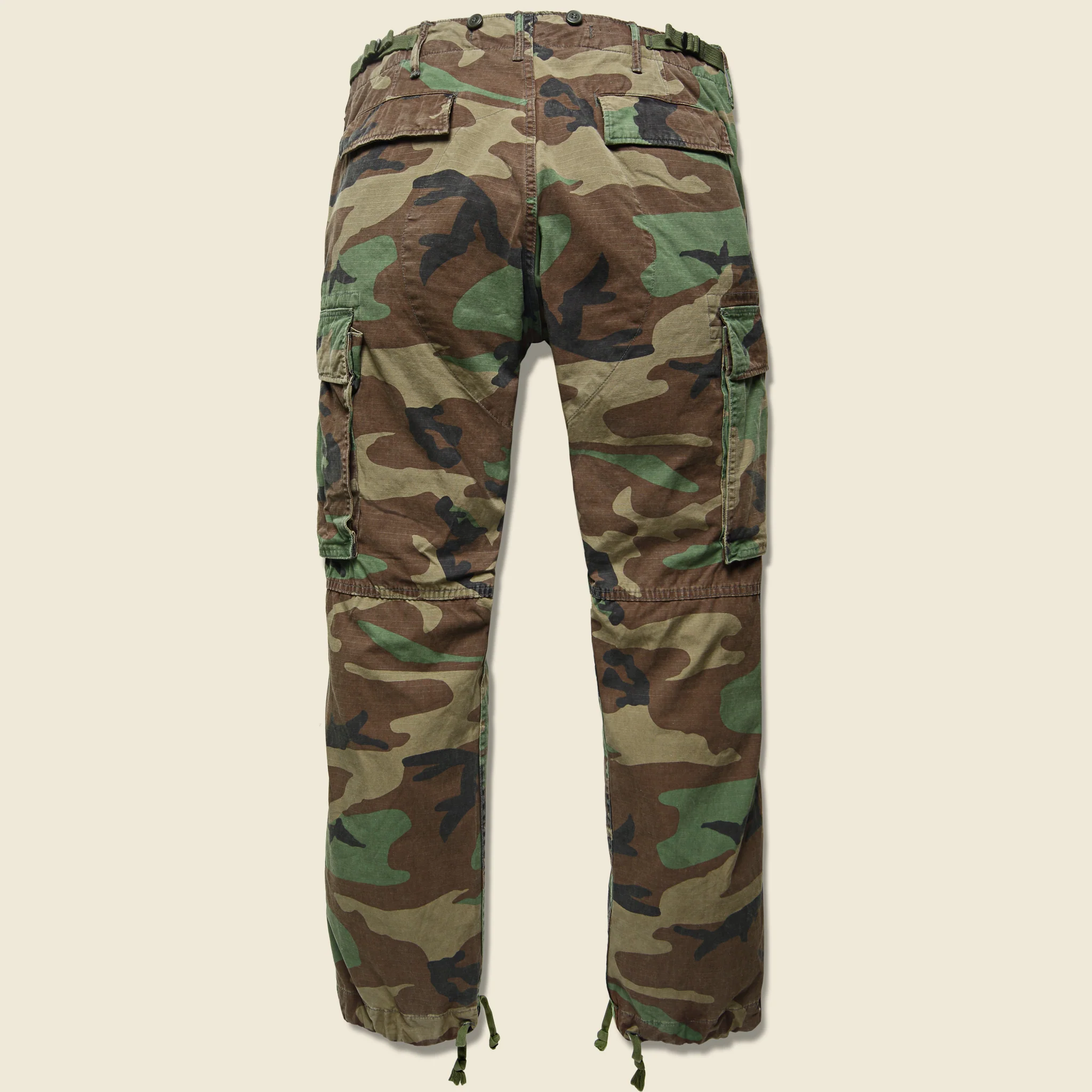 Cotton Surplus Cargo Pant - Woodland Camo - Image 3