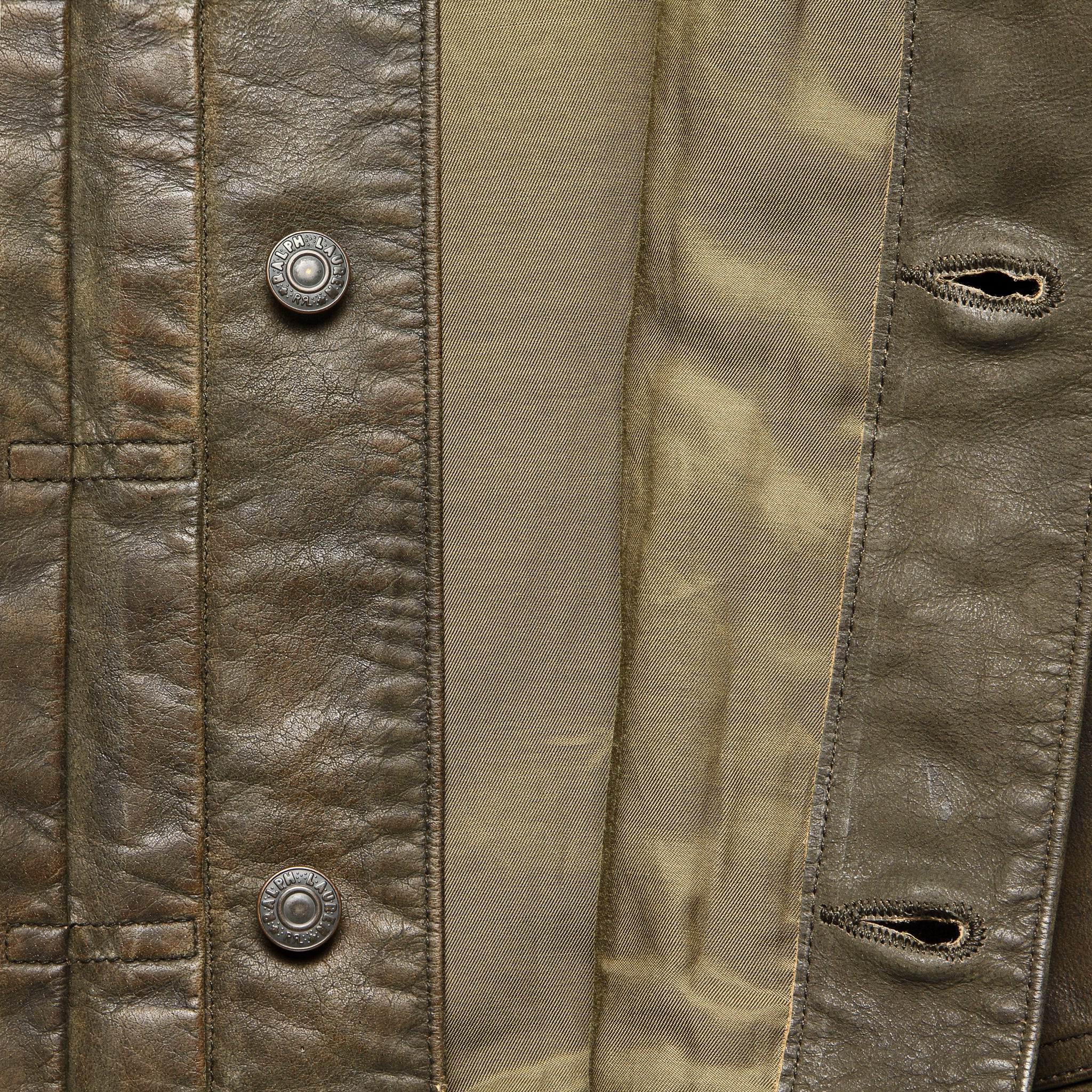 Dawson Leather Jacket - Brown - Image 3